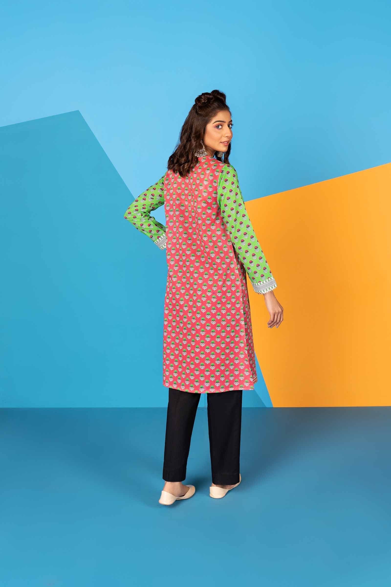 1 Piece Printed Lawn Frock (TR0554)