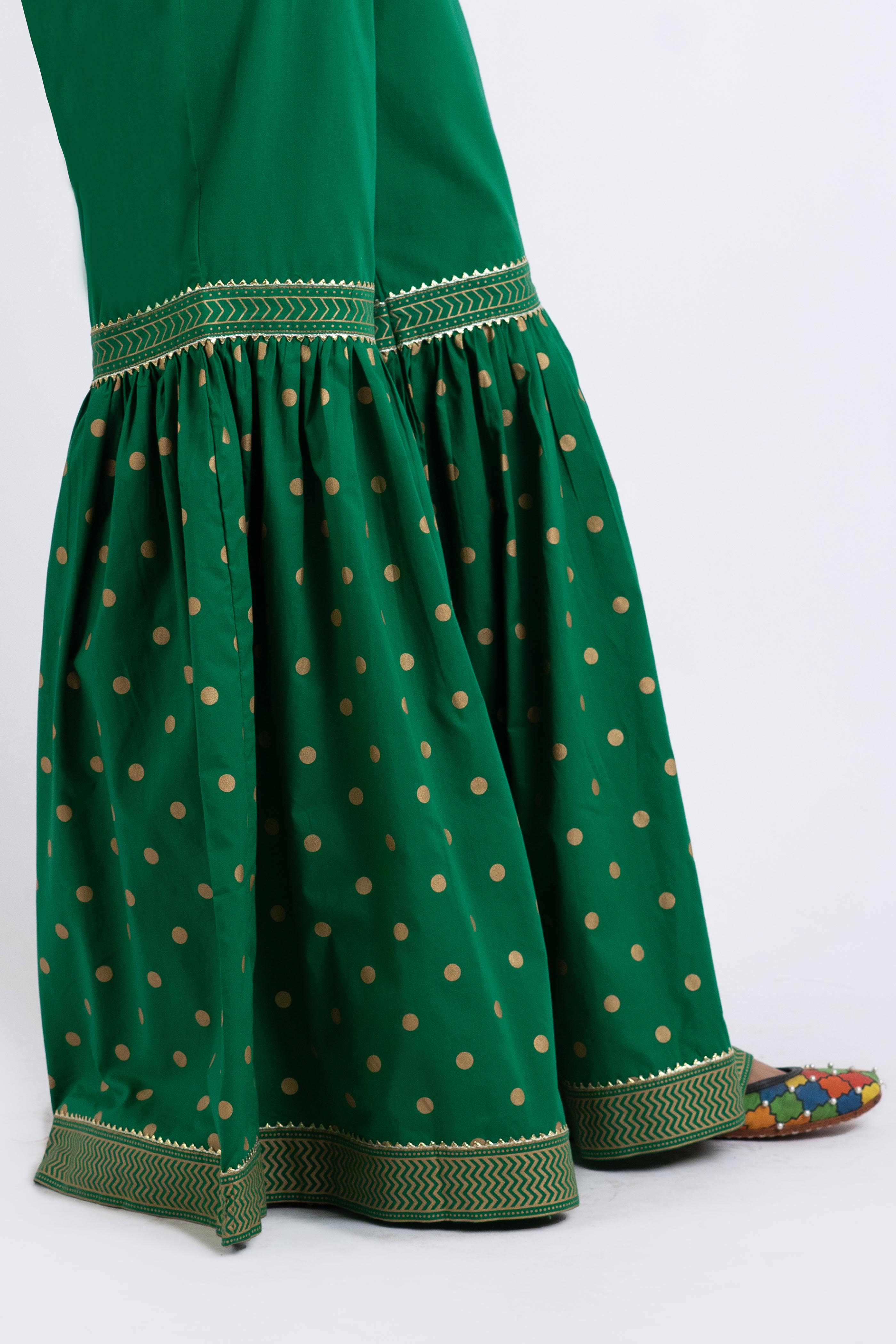 1 Piece Cambric Gharara (CZ3229)