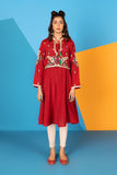 2 Piece Raw Silk Frock (FR0478)
