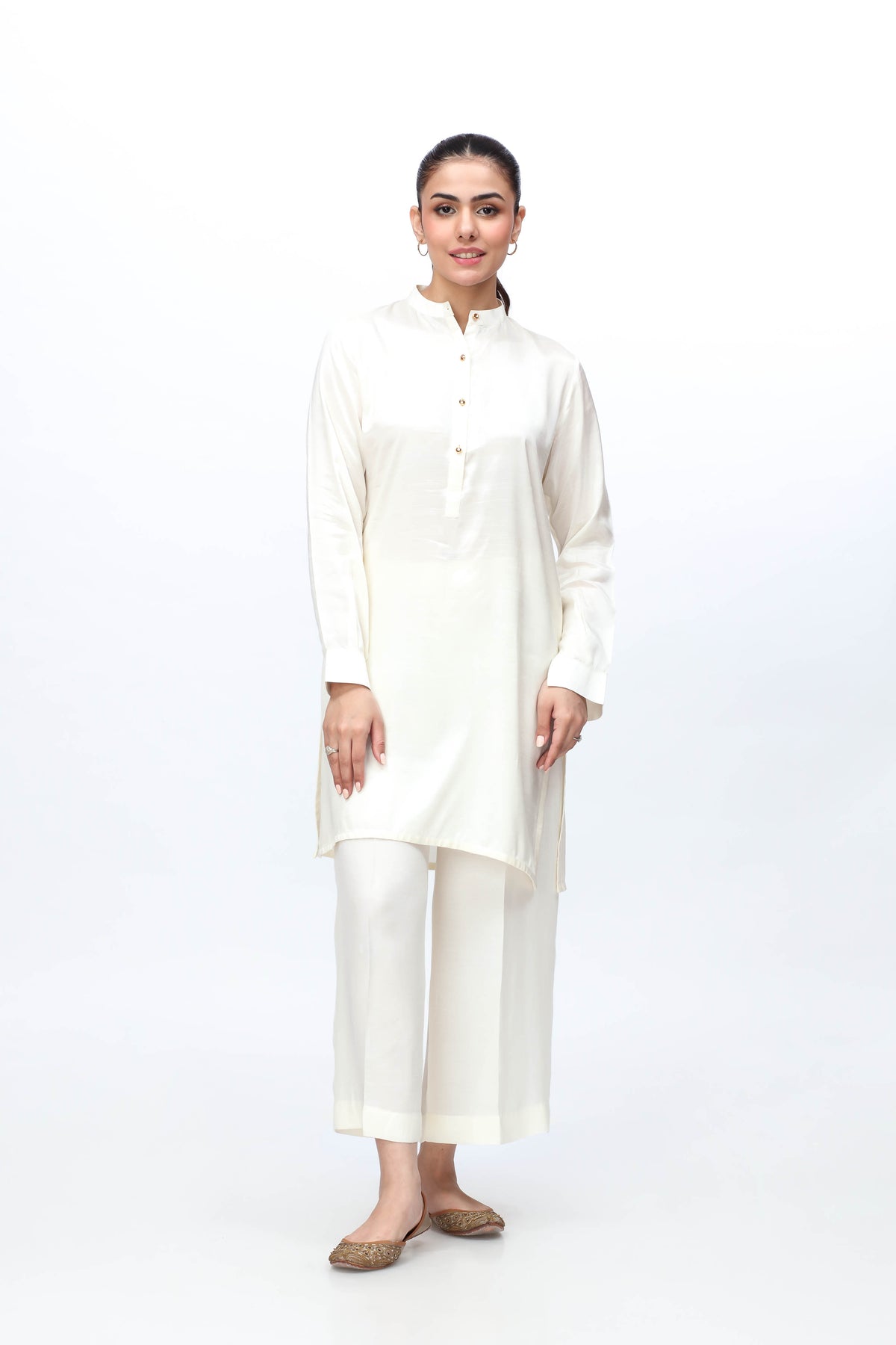 1 Piece Raw Silk Top (FR0870)