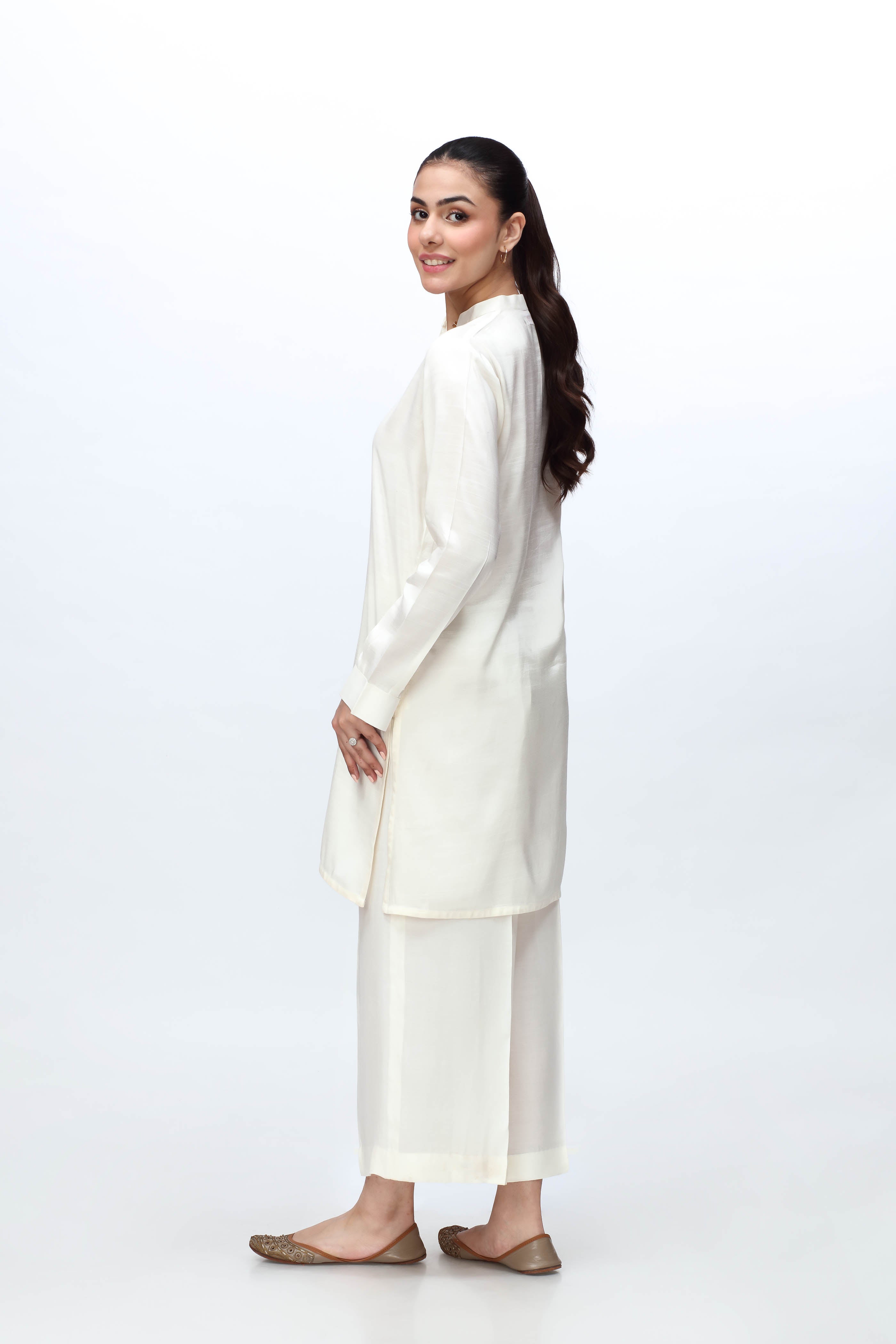 1 Piece Raw Silk Top (FR0870)