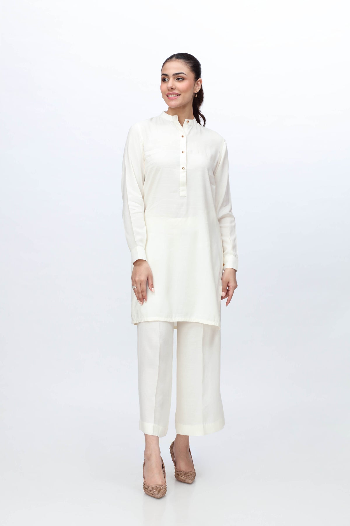 1 Piece Raw Silk Top (FR0875)