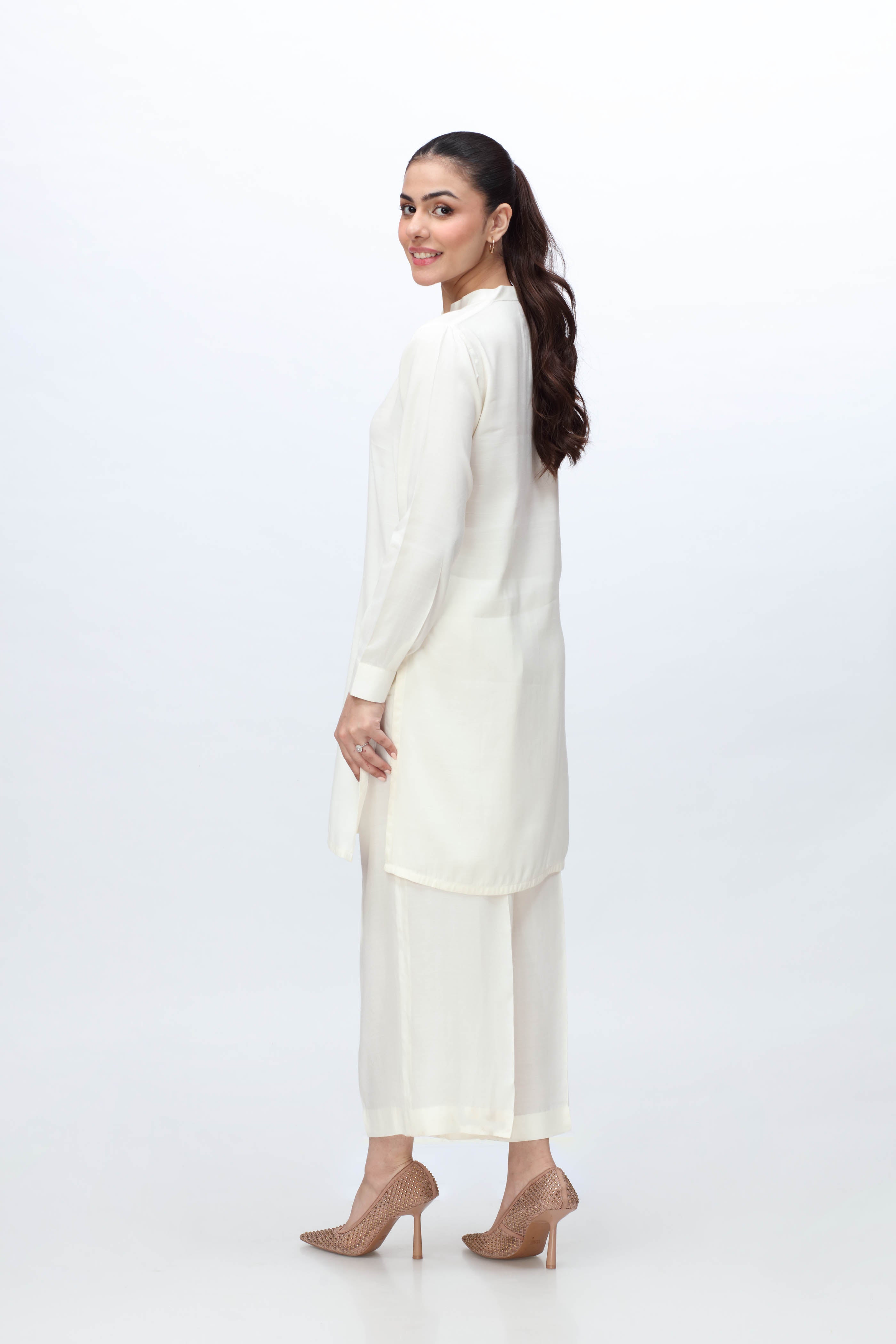 1 Piece Raw Silk Top (FR0875)