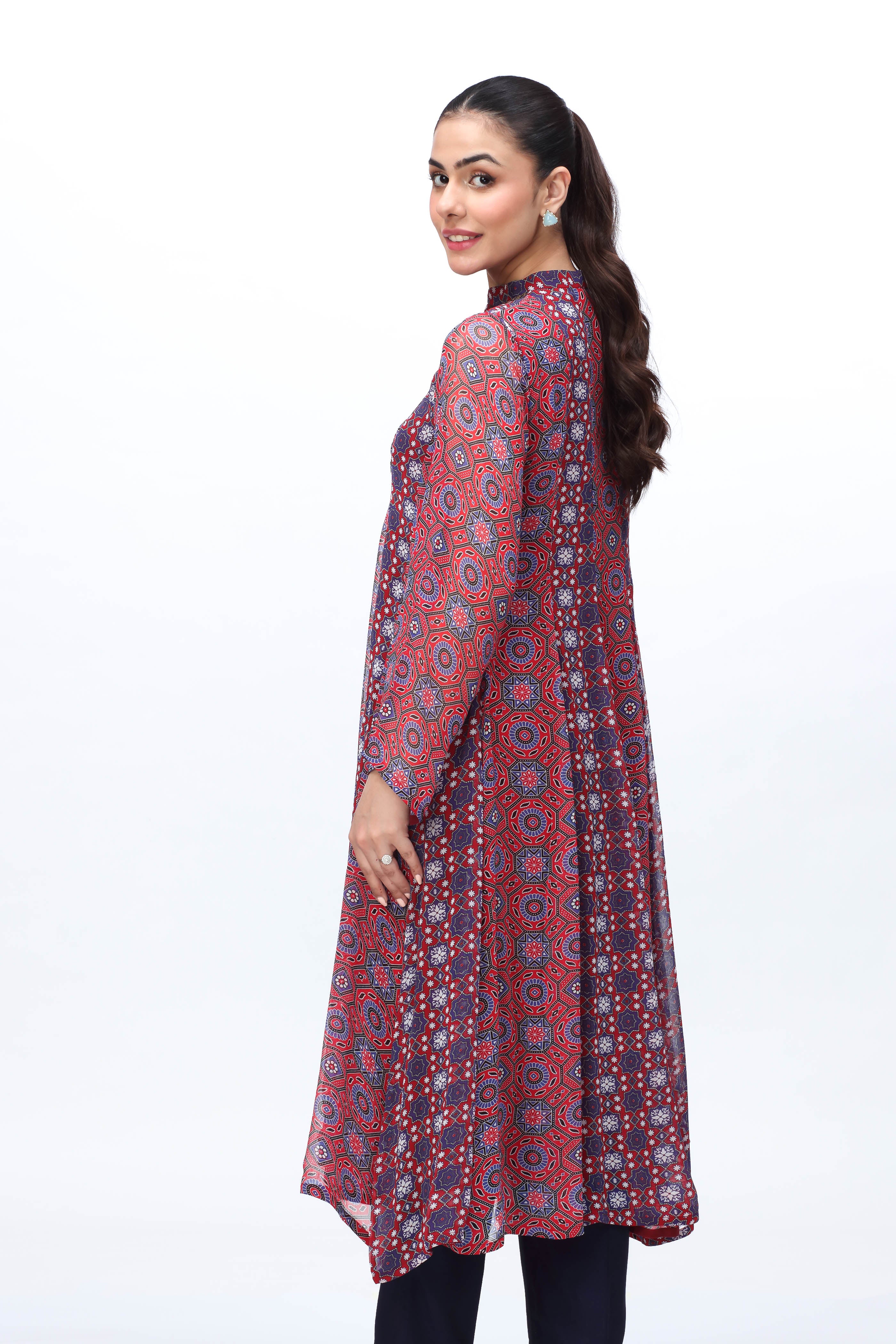 1 Piece Pak Chiffon Frock (FR0879)