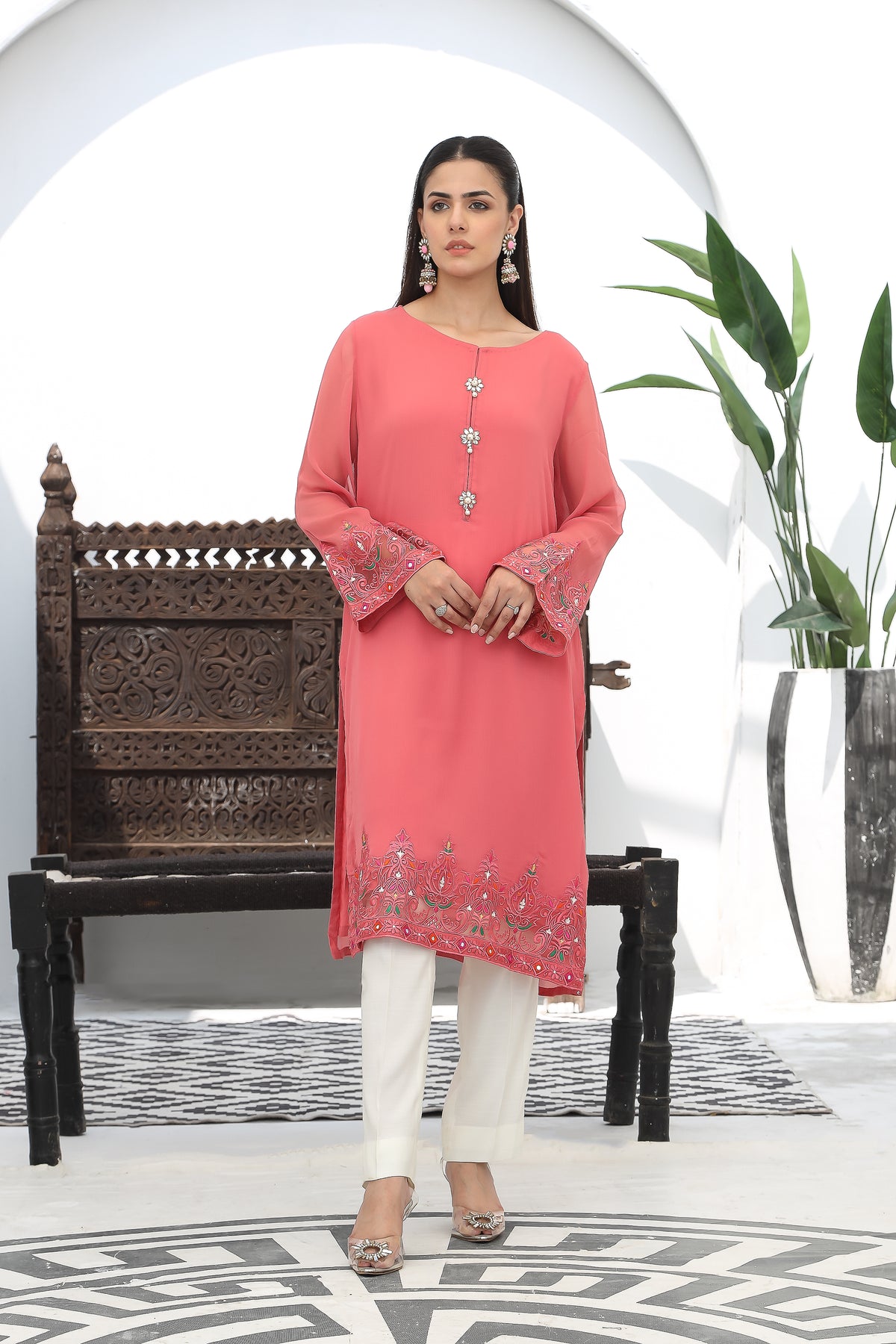 1 Piece Chiffon Top (FR0914)