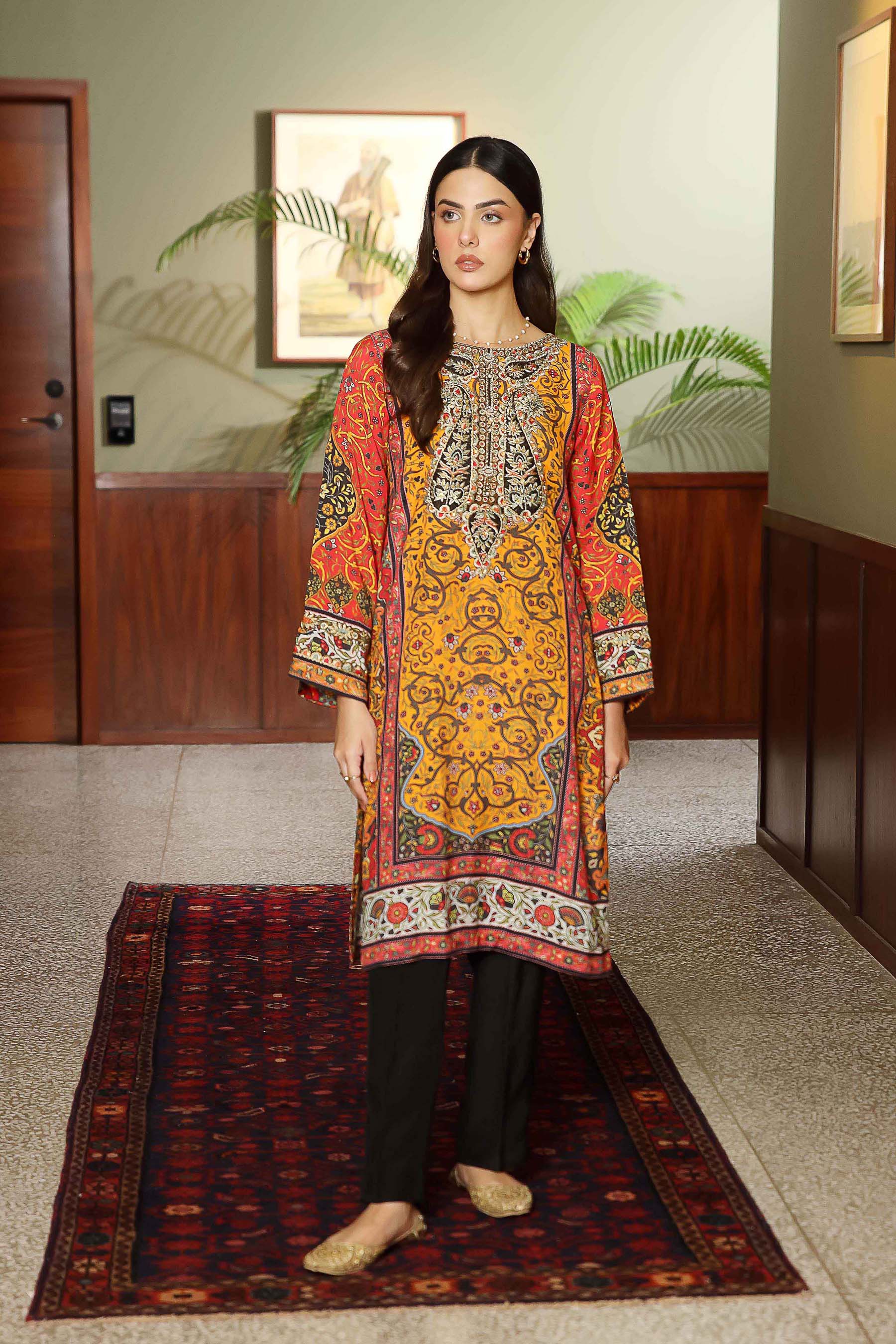 1 Piece Raw Silk Top (FR0921)