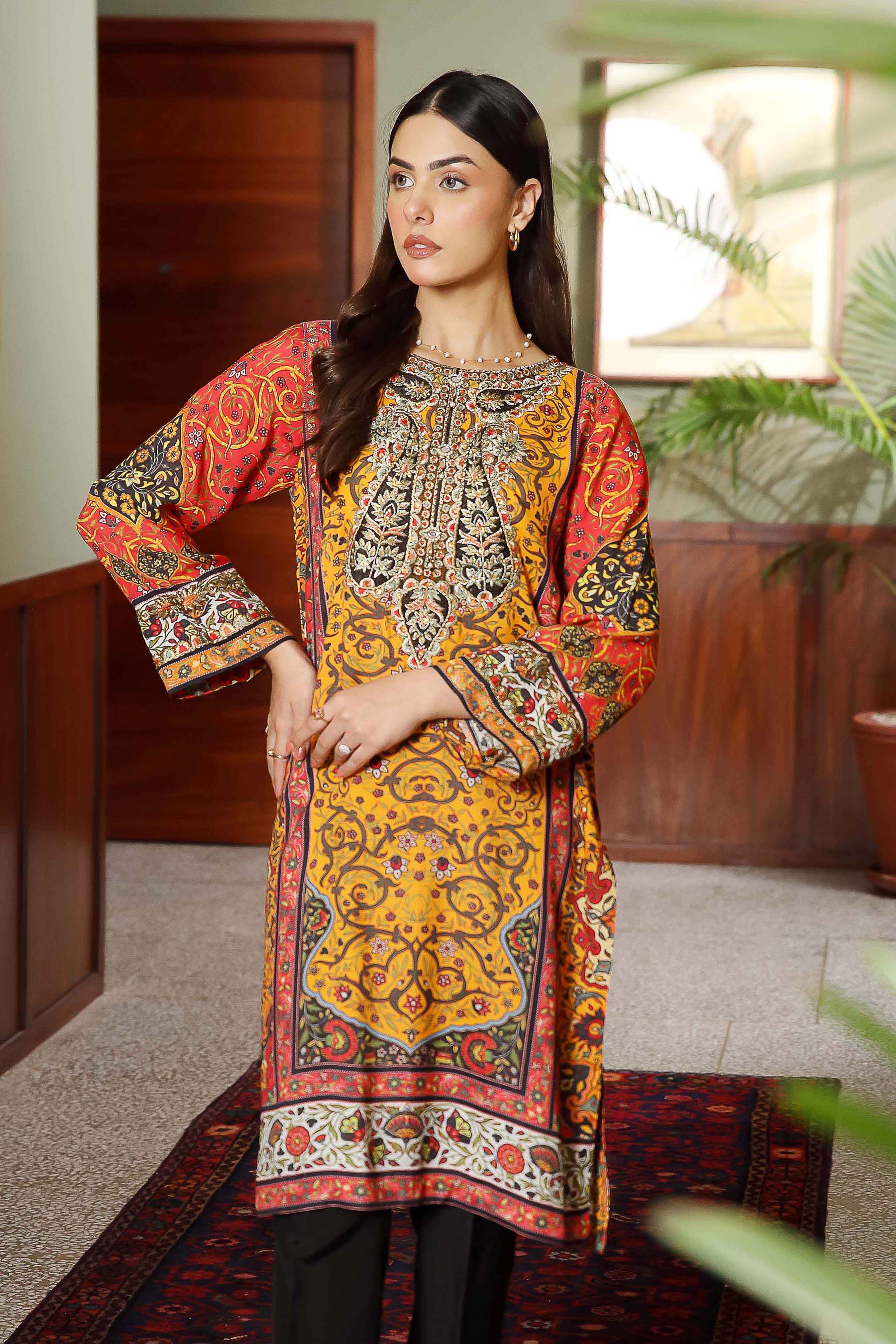 1 Piece Raw Silk Top (FR0921)