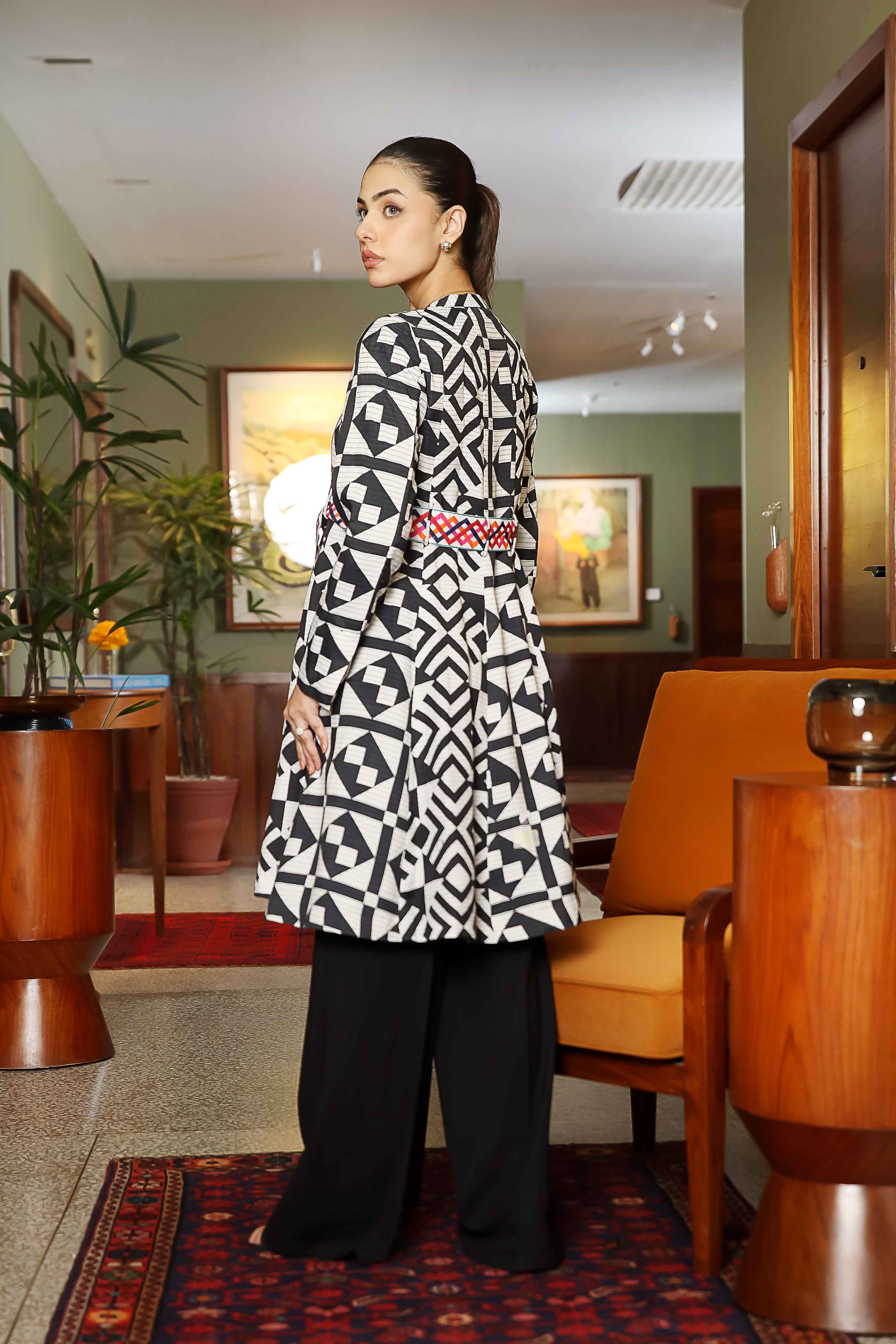 1 Piece Raw Silk Jacket (FR0926)