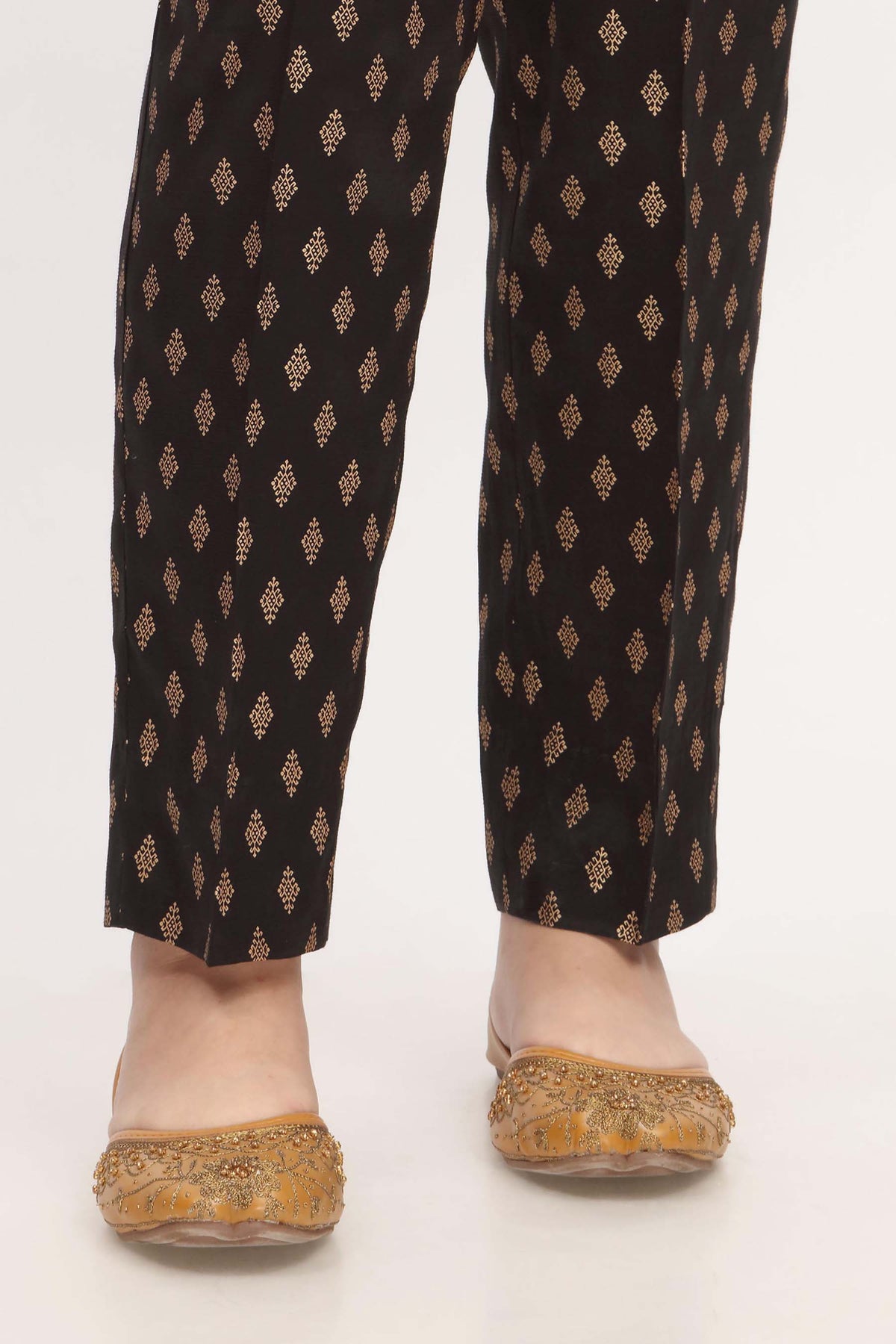 1 Piece Raw Silk Trouser (FZ0762)