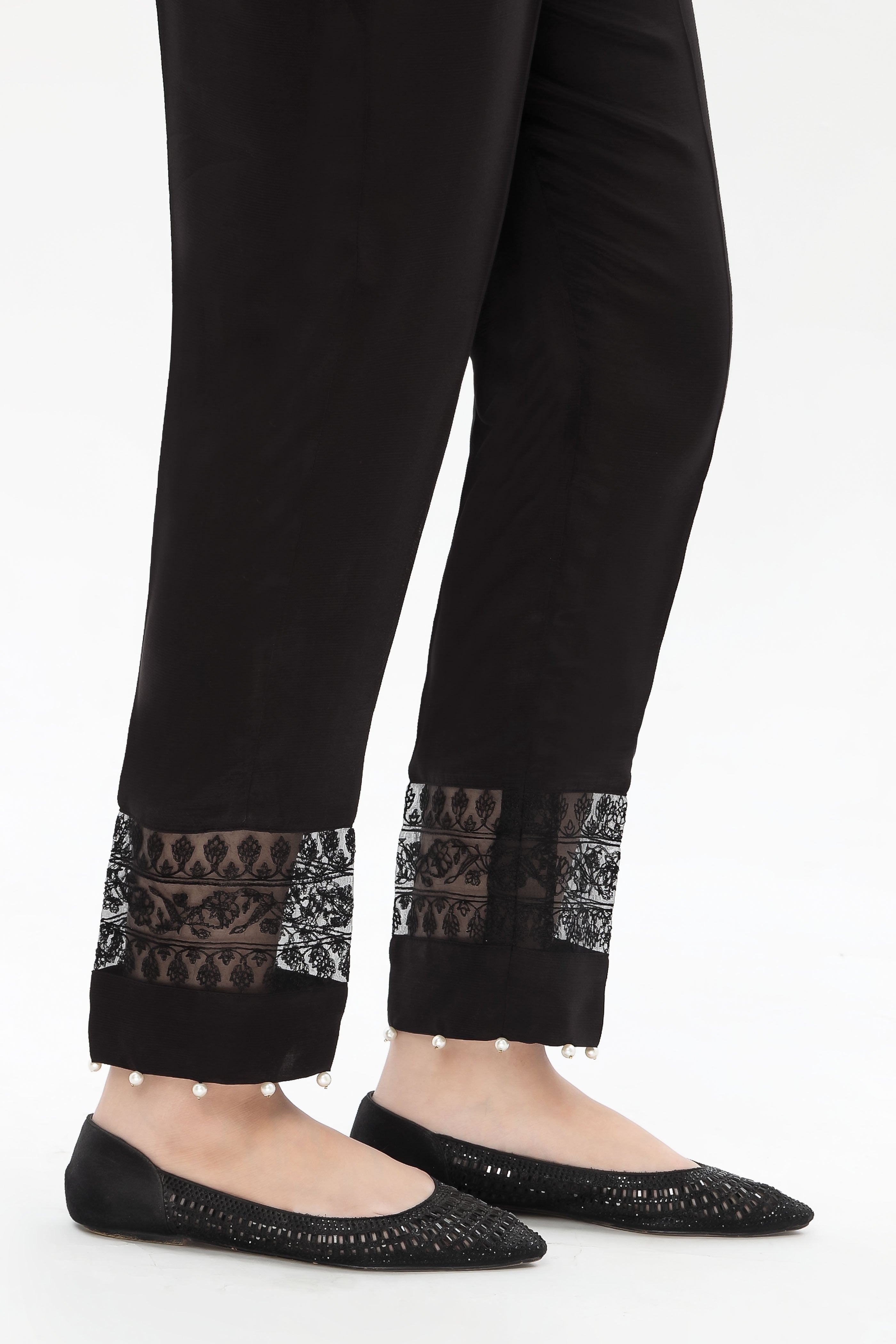 1 Piece Raw Silk Trouser (FZ0788)