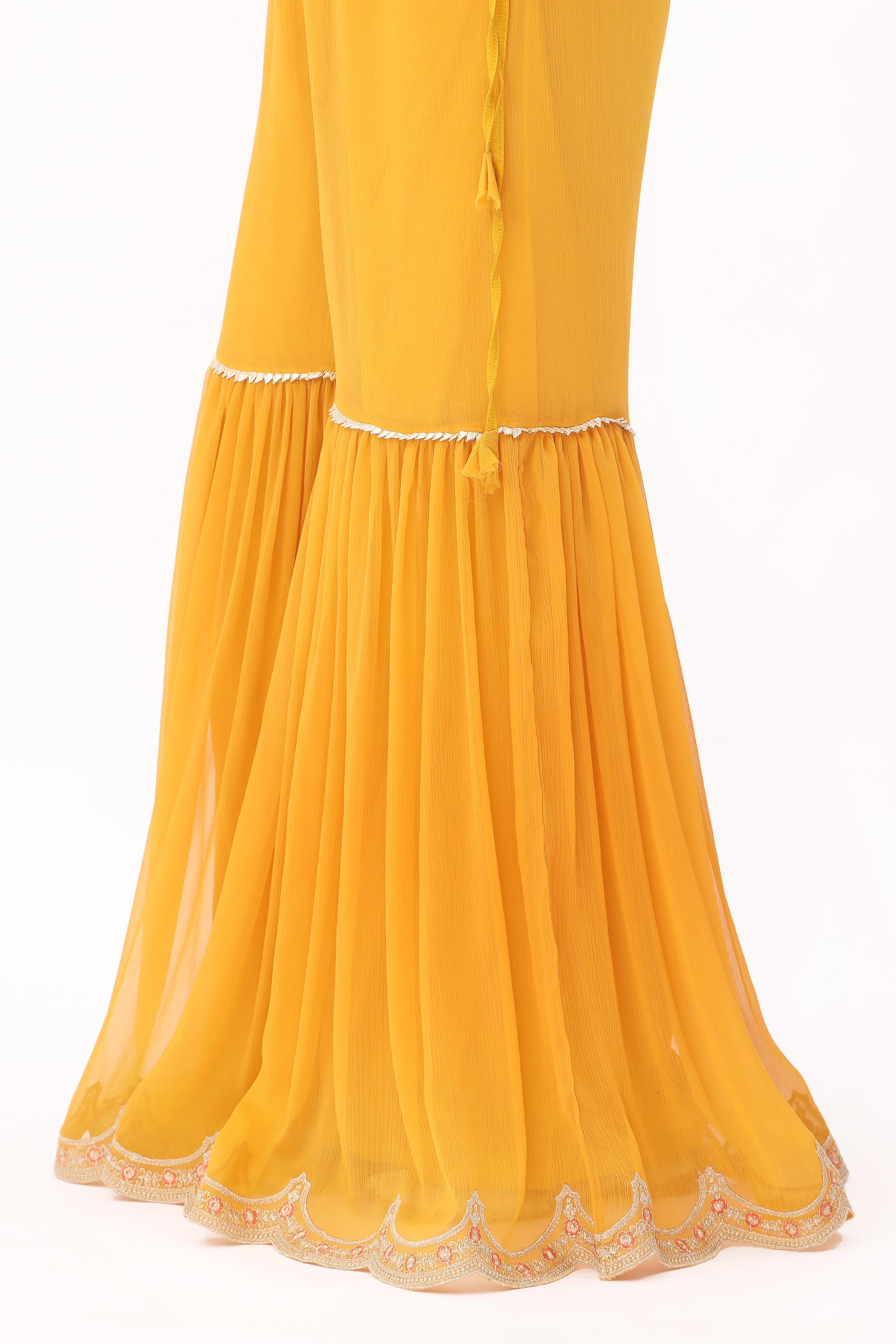 1 Piece Chiffon Gharara (FZ0792)