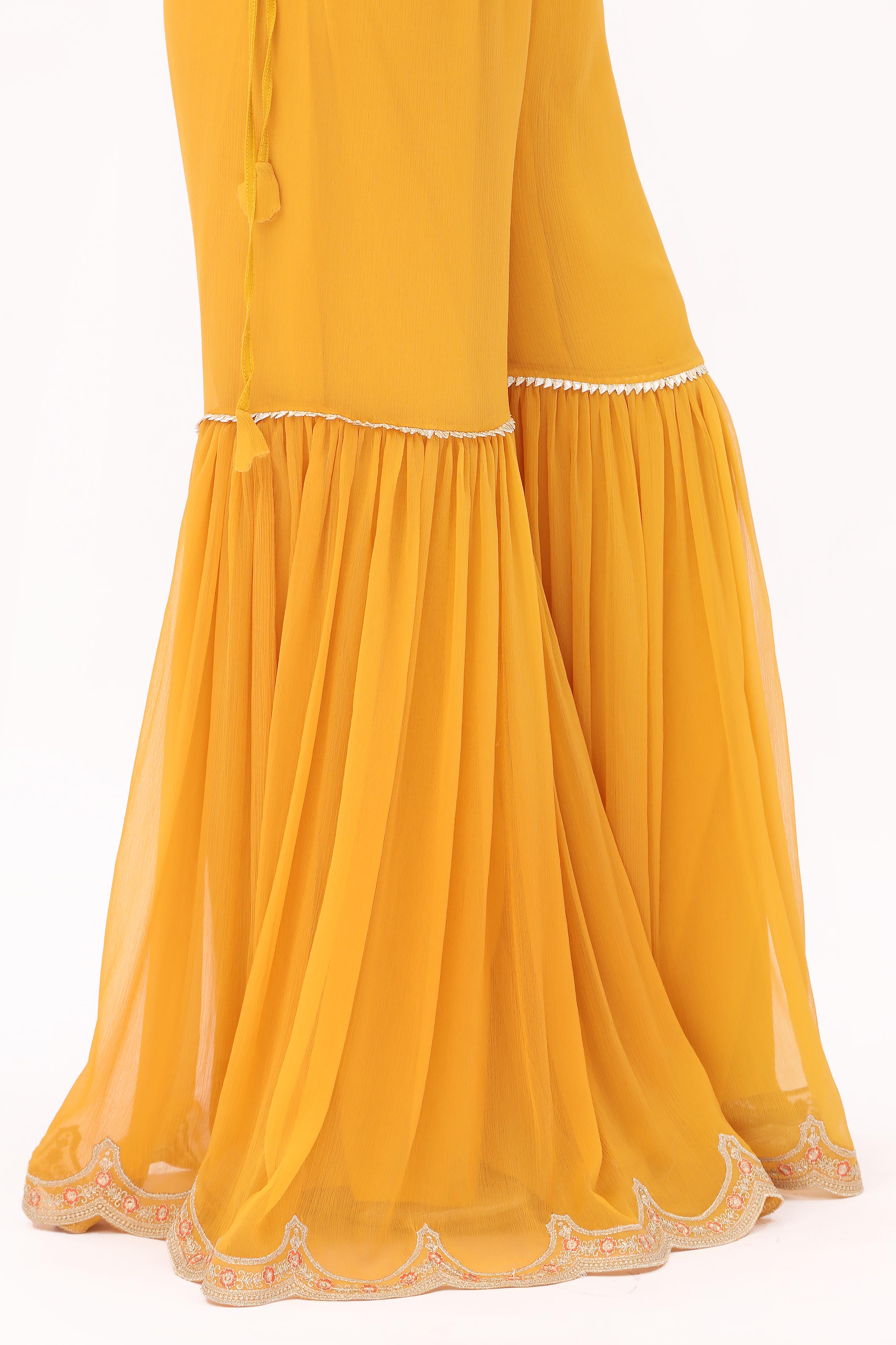 1 Piece Chiffon Gharara (FZ0792)