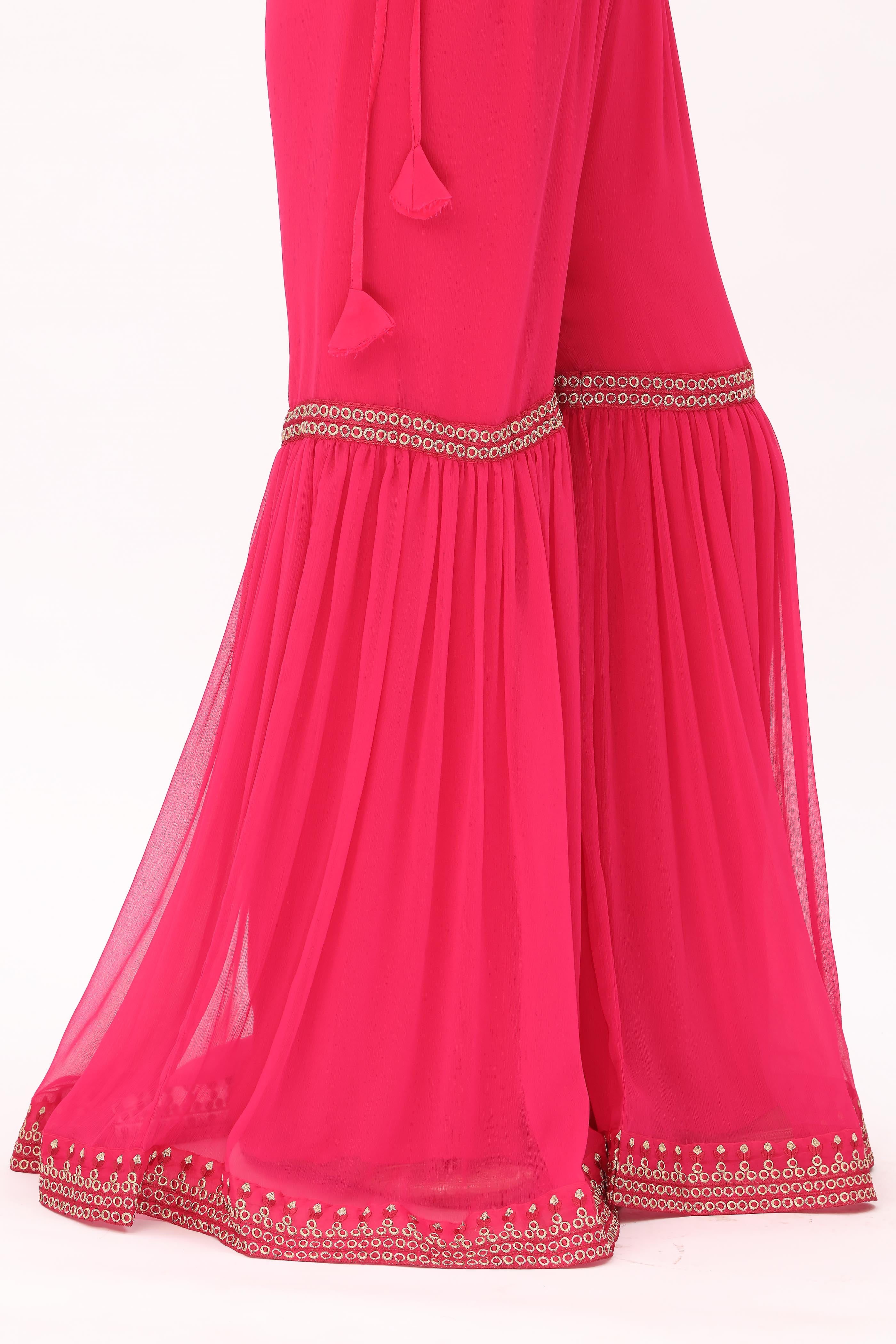 1 Piece Chiffon Gharara (FZ0818)