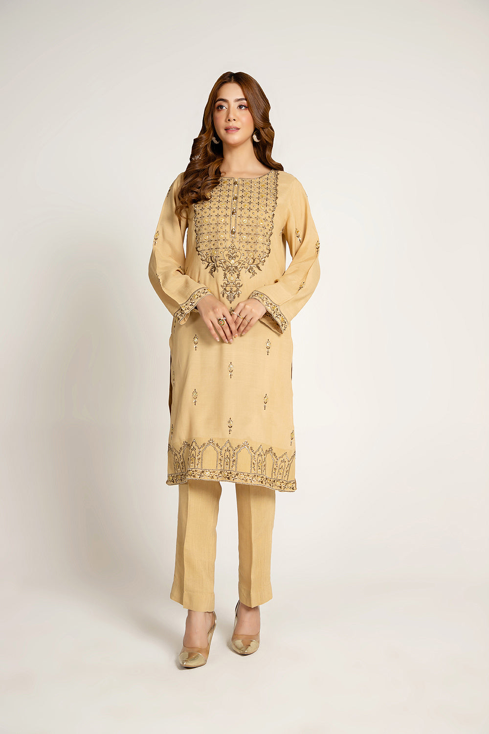 1 Piece Raw Silk Top (FR0899)