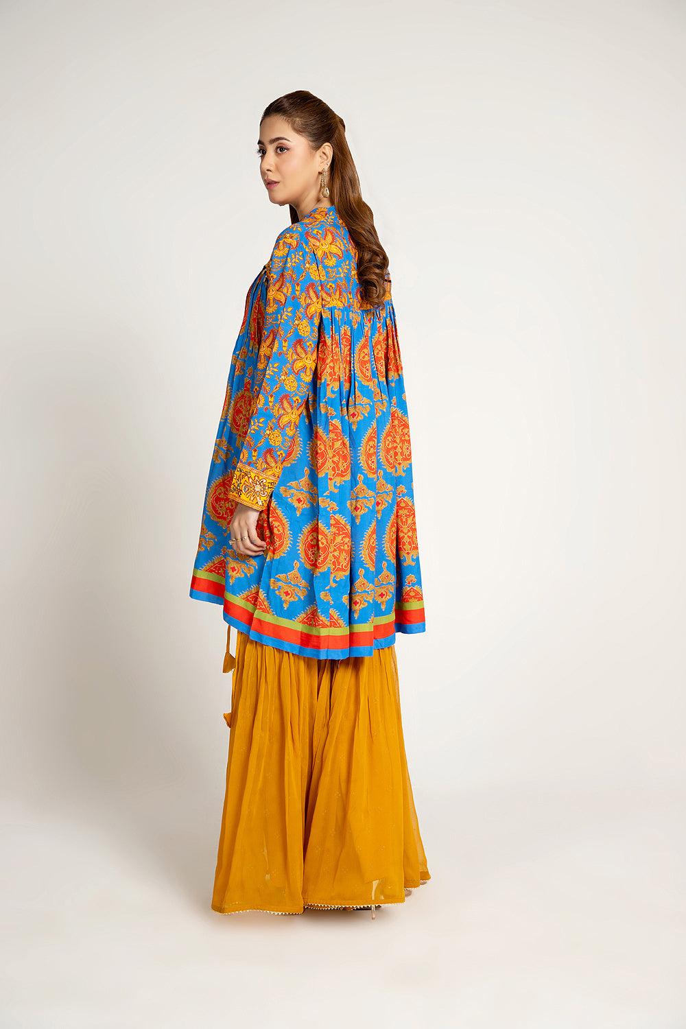 1 Piece Raw Silk Frock (TR1007)