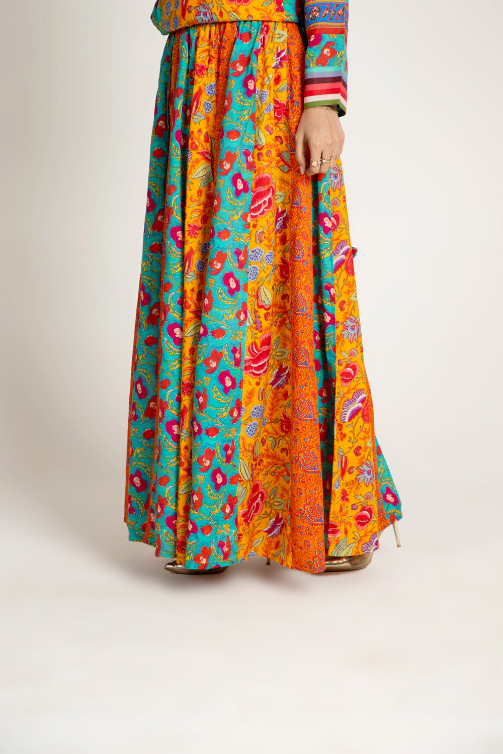 1 Piece Raw Silk Frock (TR1012)