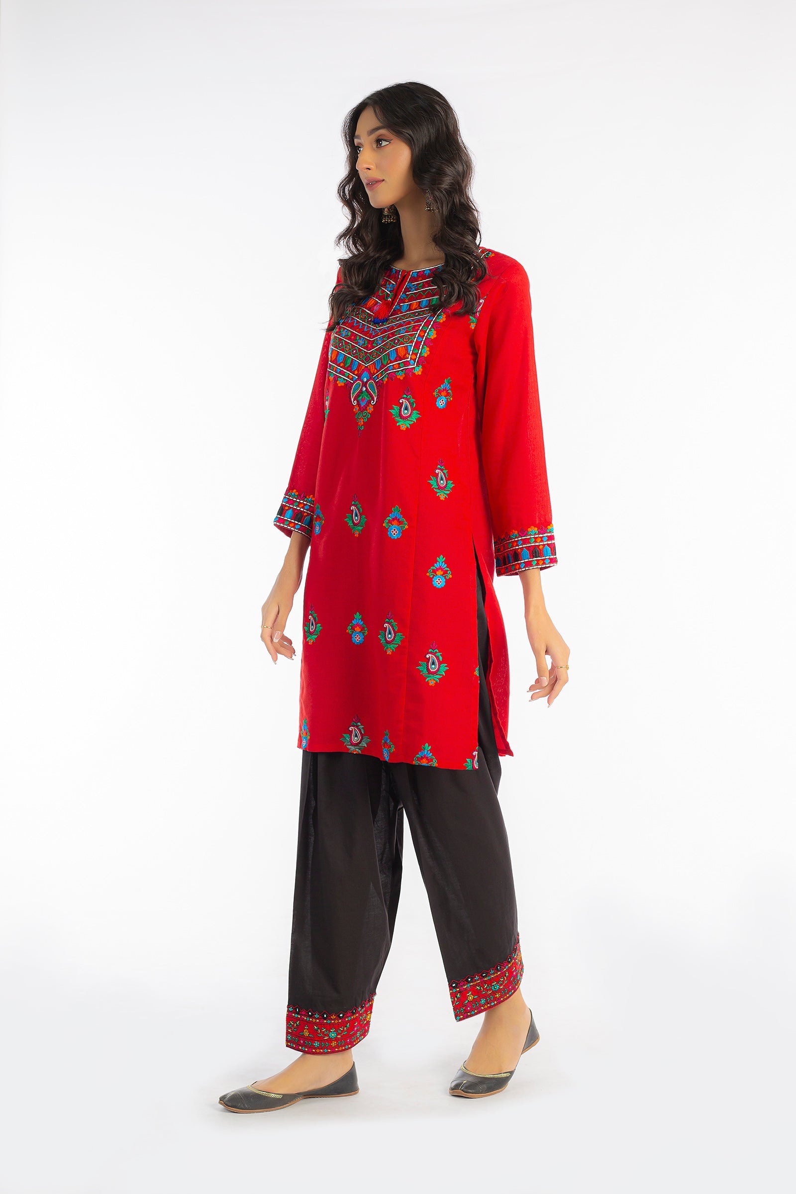 1 Piece Lawn Karandi Top (CR2815)