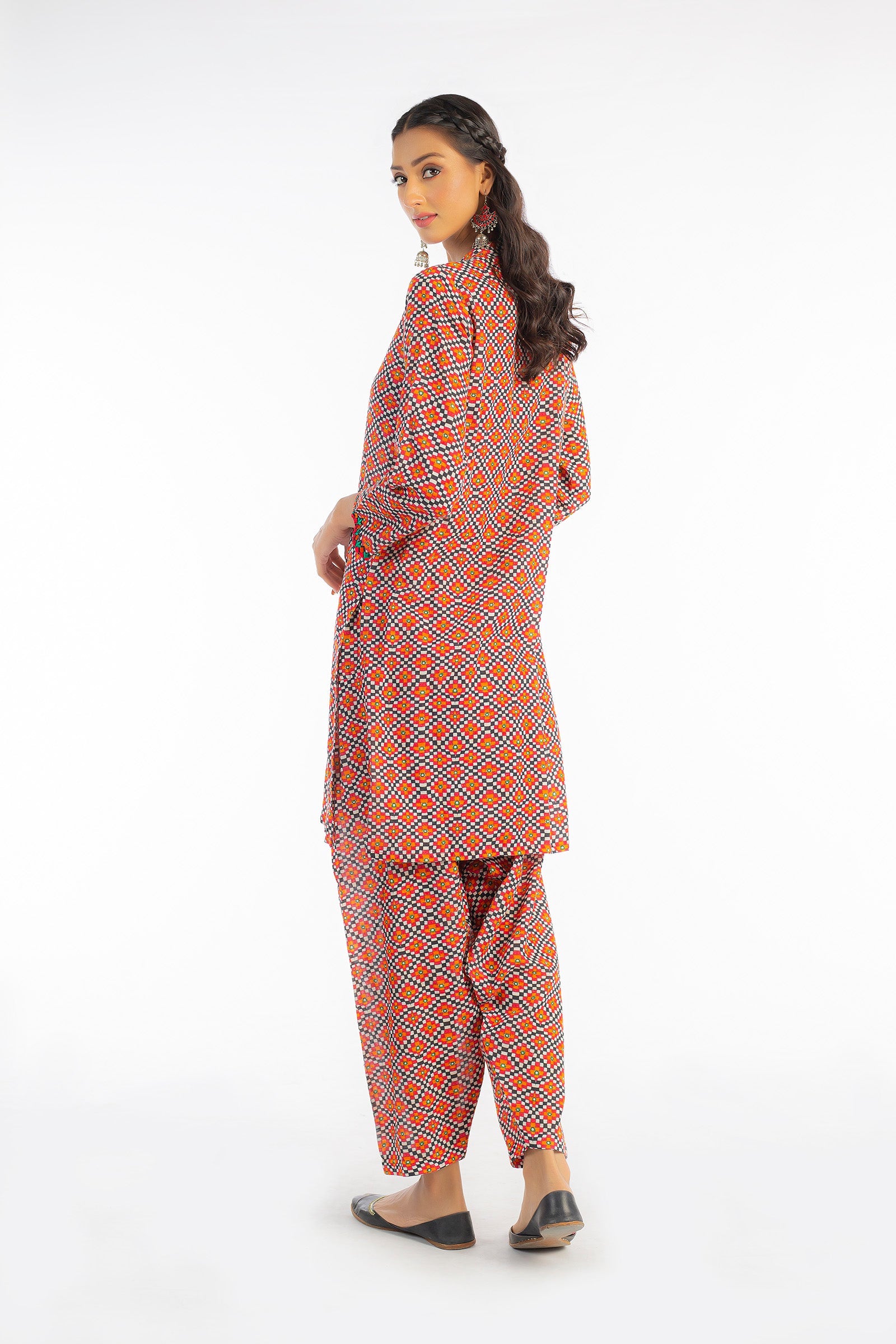 2 Piece Slub Khaddar Suit (TR0738)