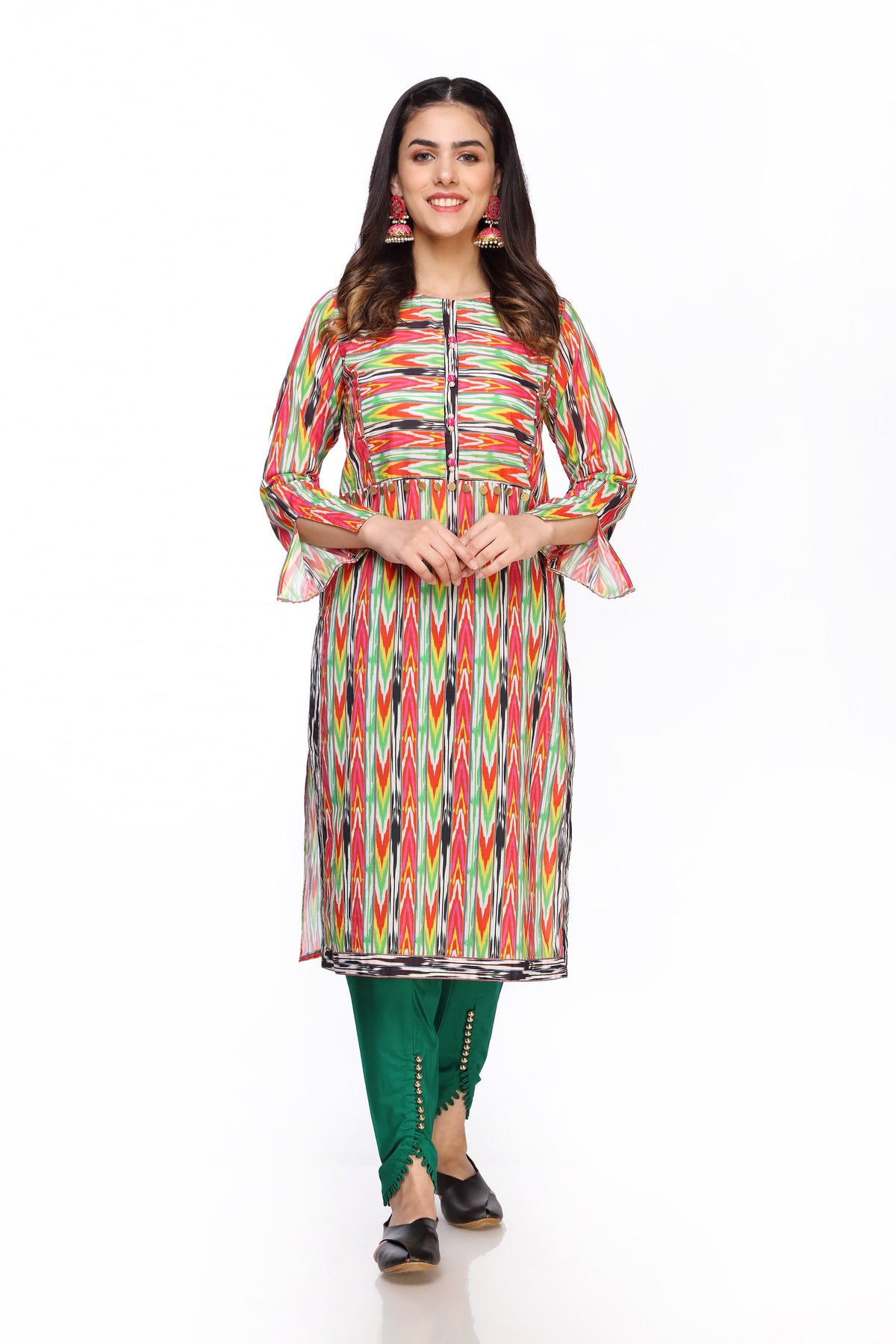 1 Piece Printed Lawn Frock (TR0626)