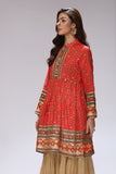 1 Piece Raw Silk Frock (FR0753)