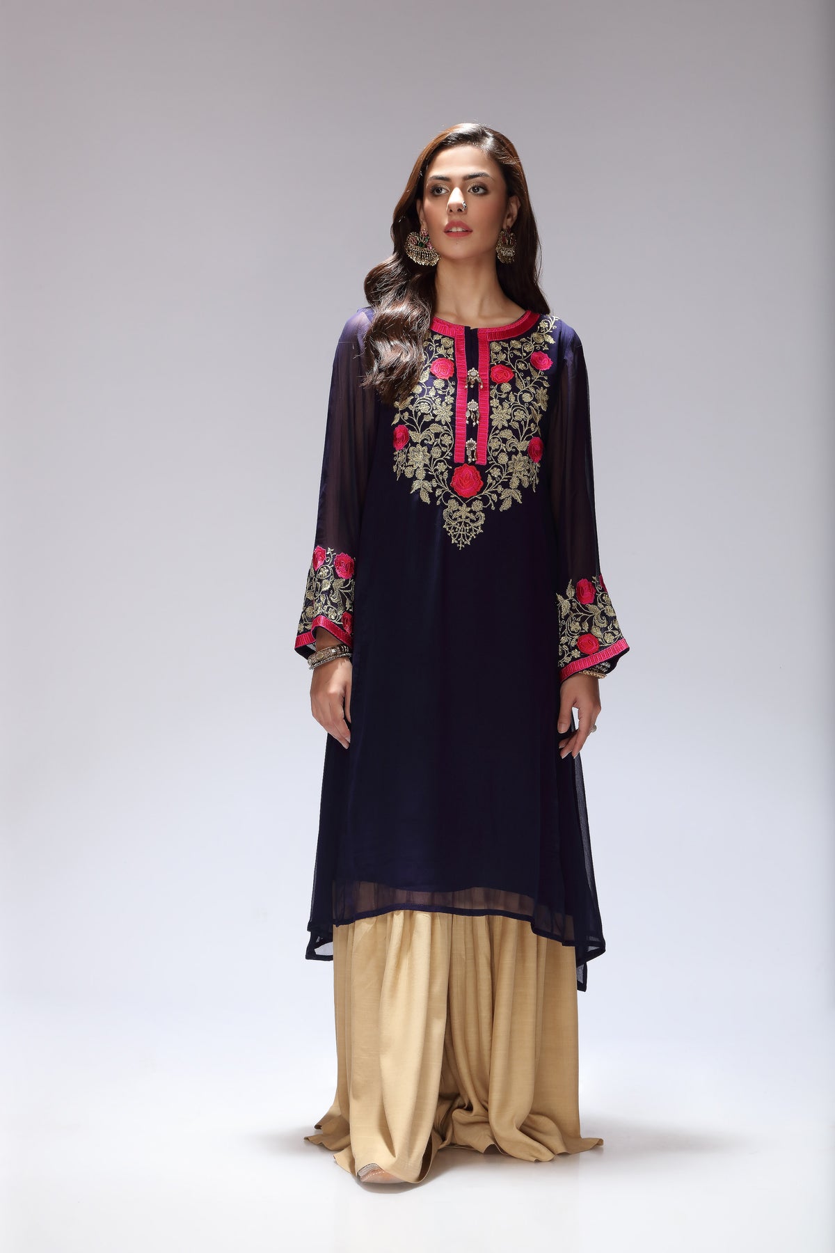 1 Piece Pak Chiffon Frock (FR0743)