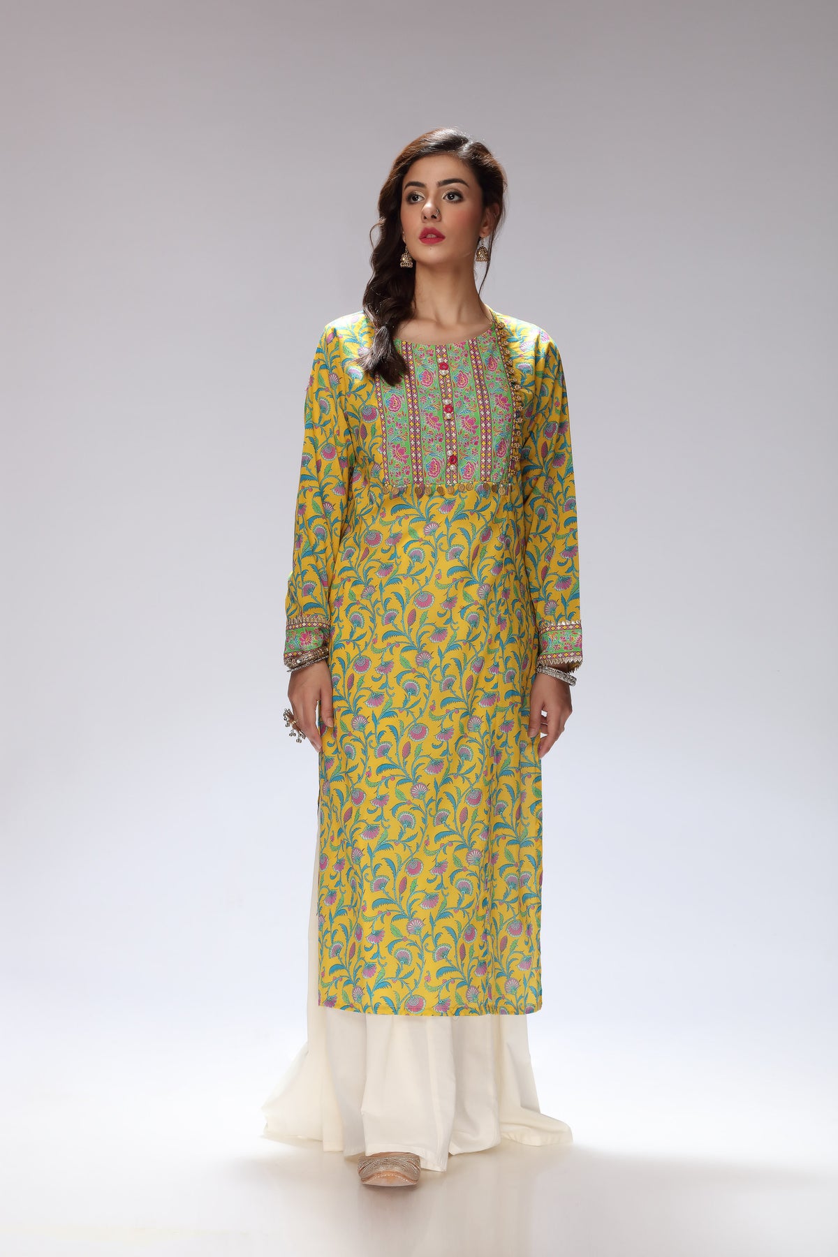 1 Piece Printed Lawn Top (TR0840)