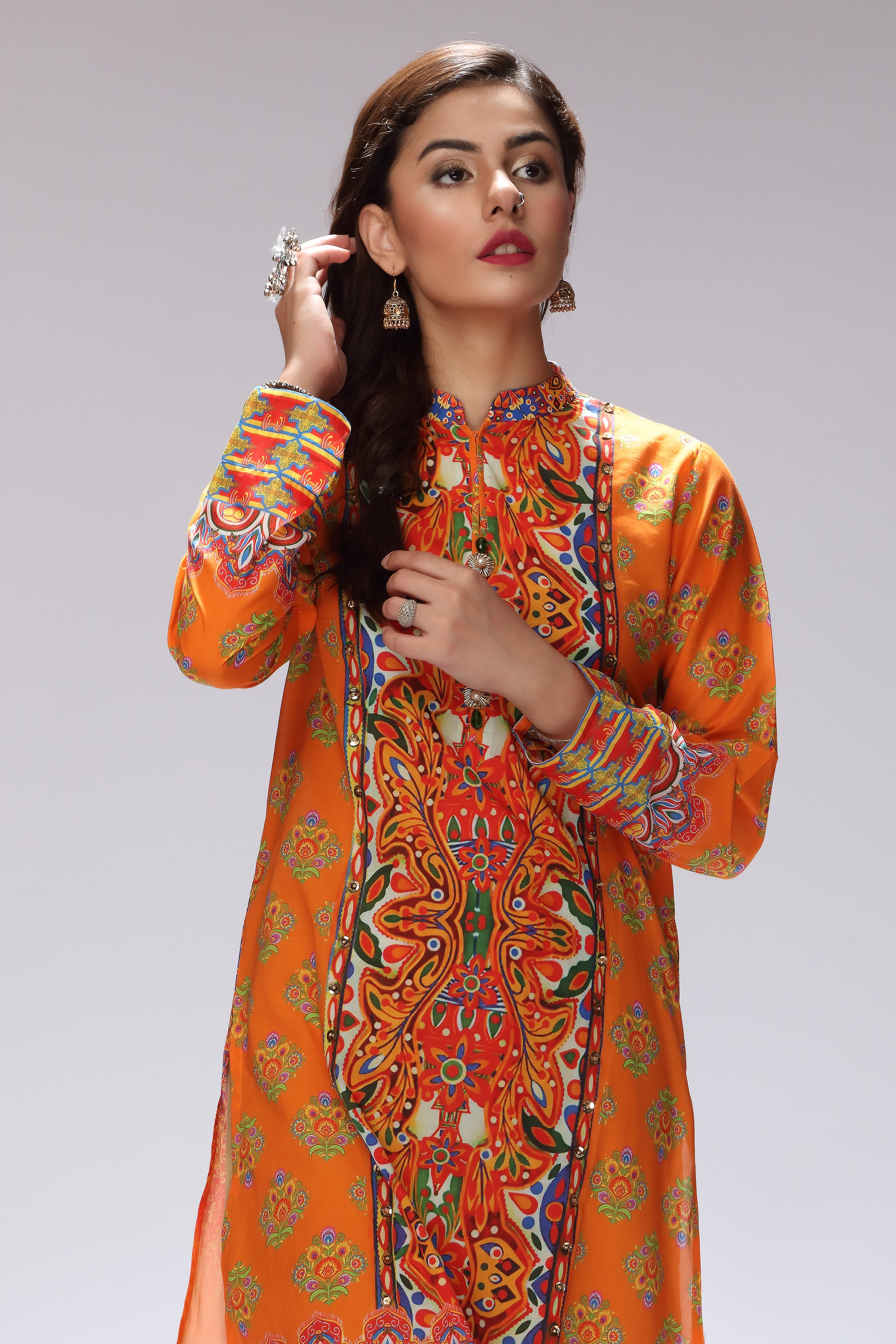 1 Piece Printed Lawn Top (TR0841)