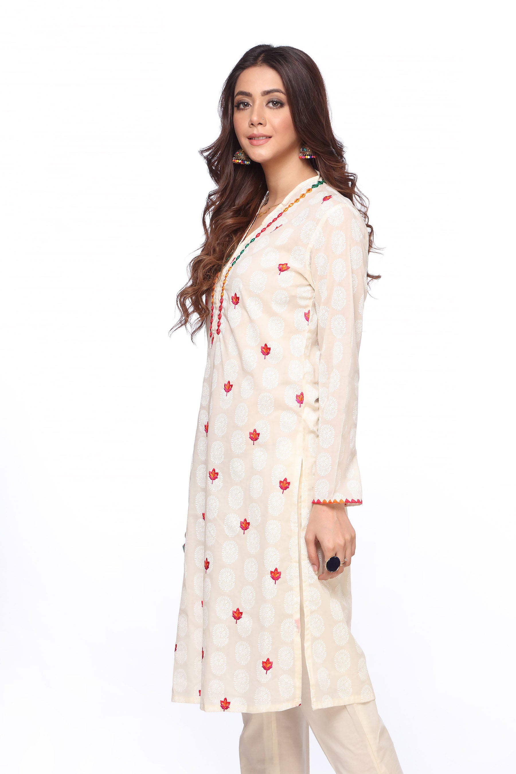 1 Piece Printed Lawn Top (CR2591)