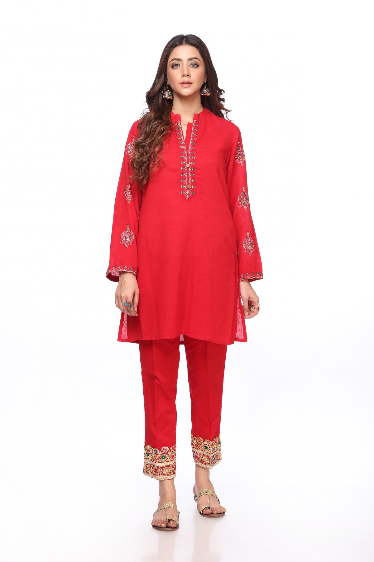 1 Piece Lawn Karandi Top (CR2596)