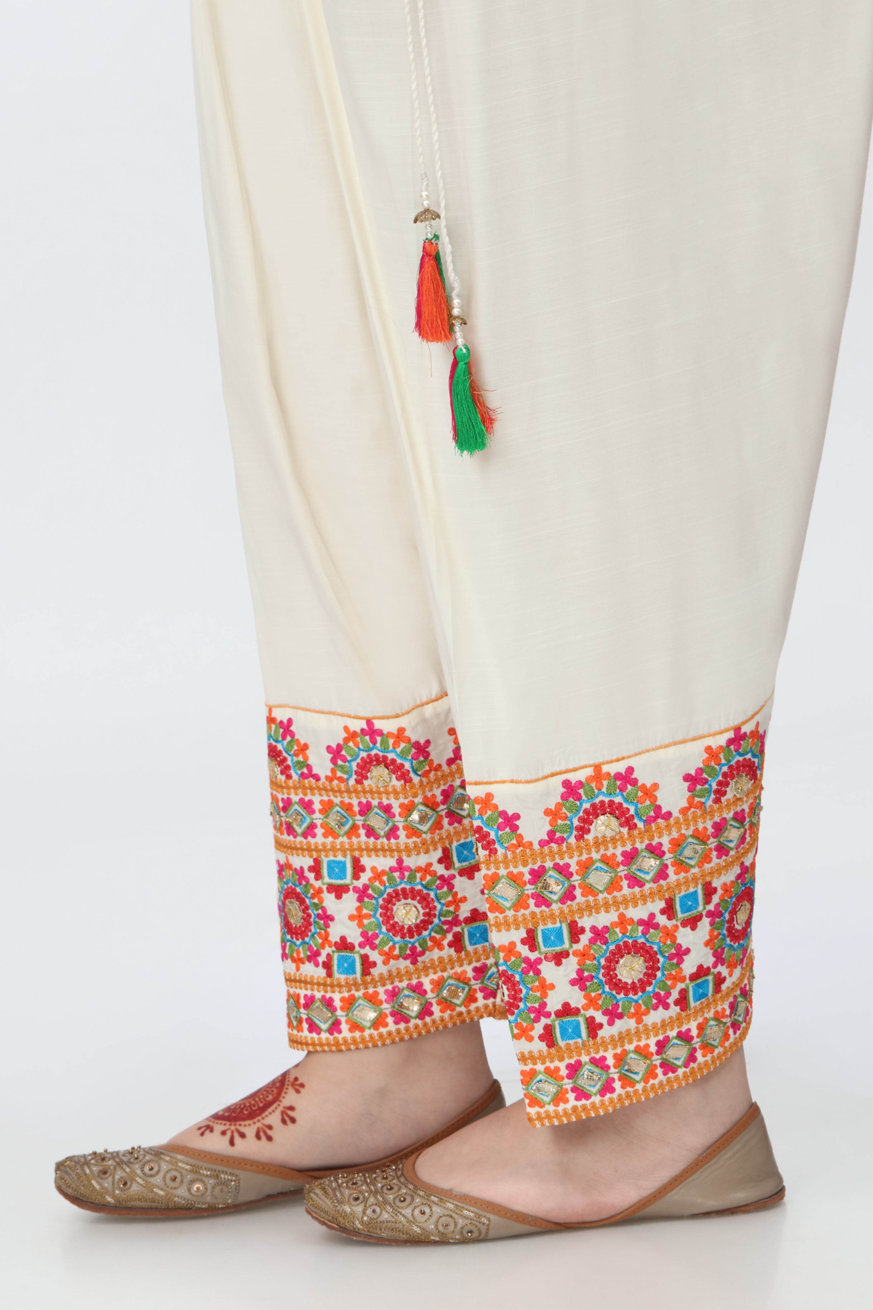1 Piece Raw Silk Shalwar (FZ0693)