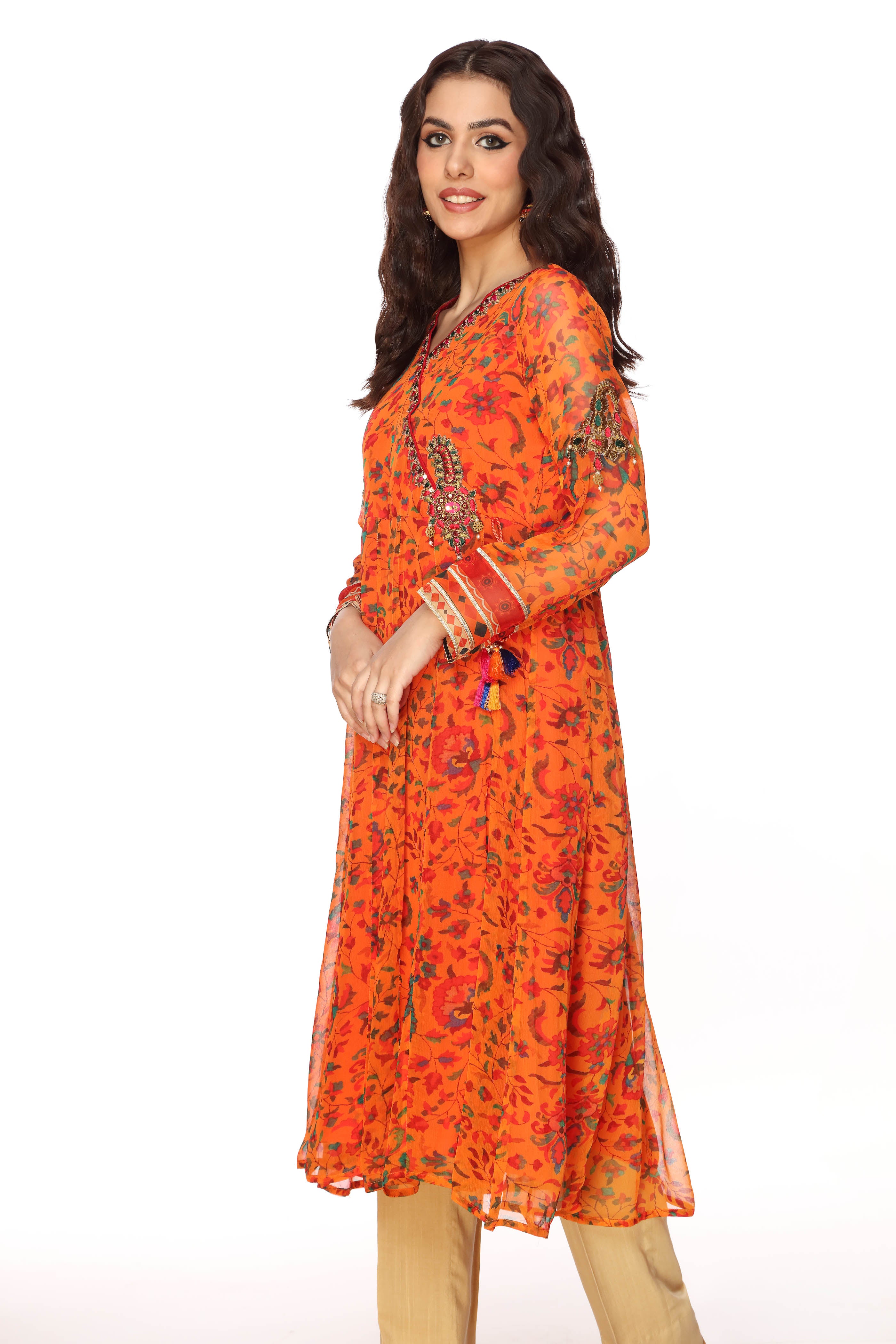 1 Piece Pak Chiffon Frock (FR0690)