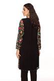 Wild Flower Shirt in Black coloured Pak Chiffon fabric 3