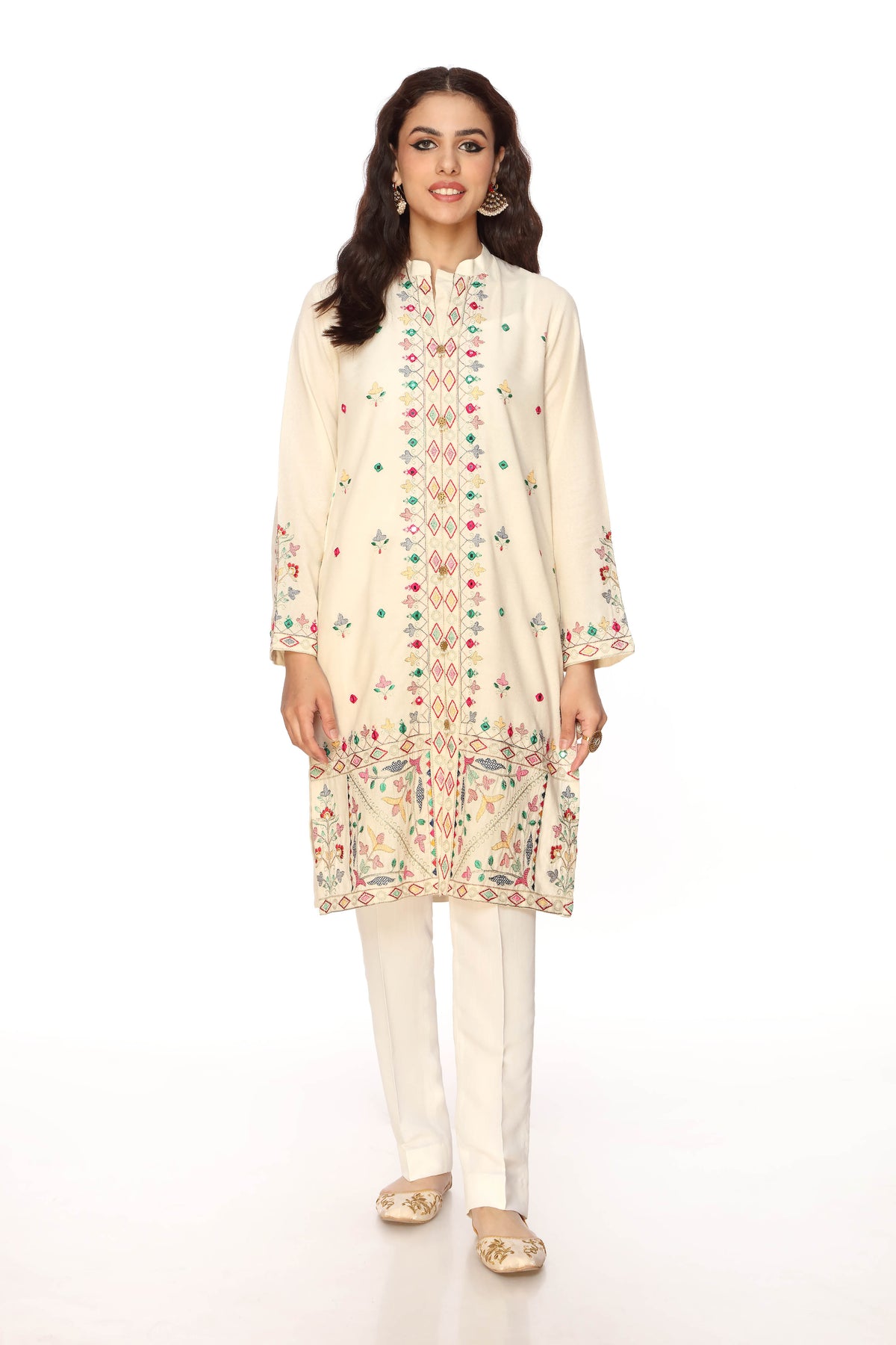 1 Piece Lawn Karandi Top (CR2956)