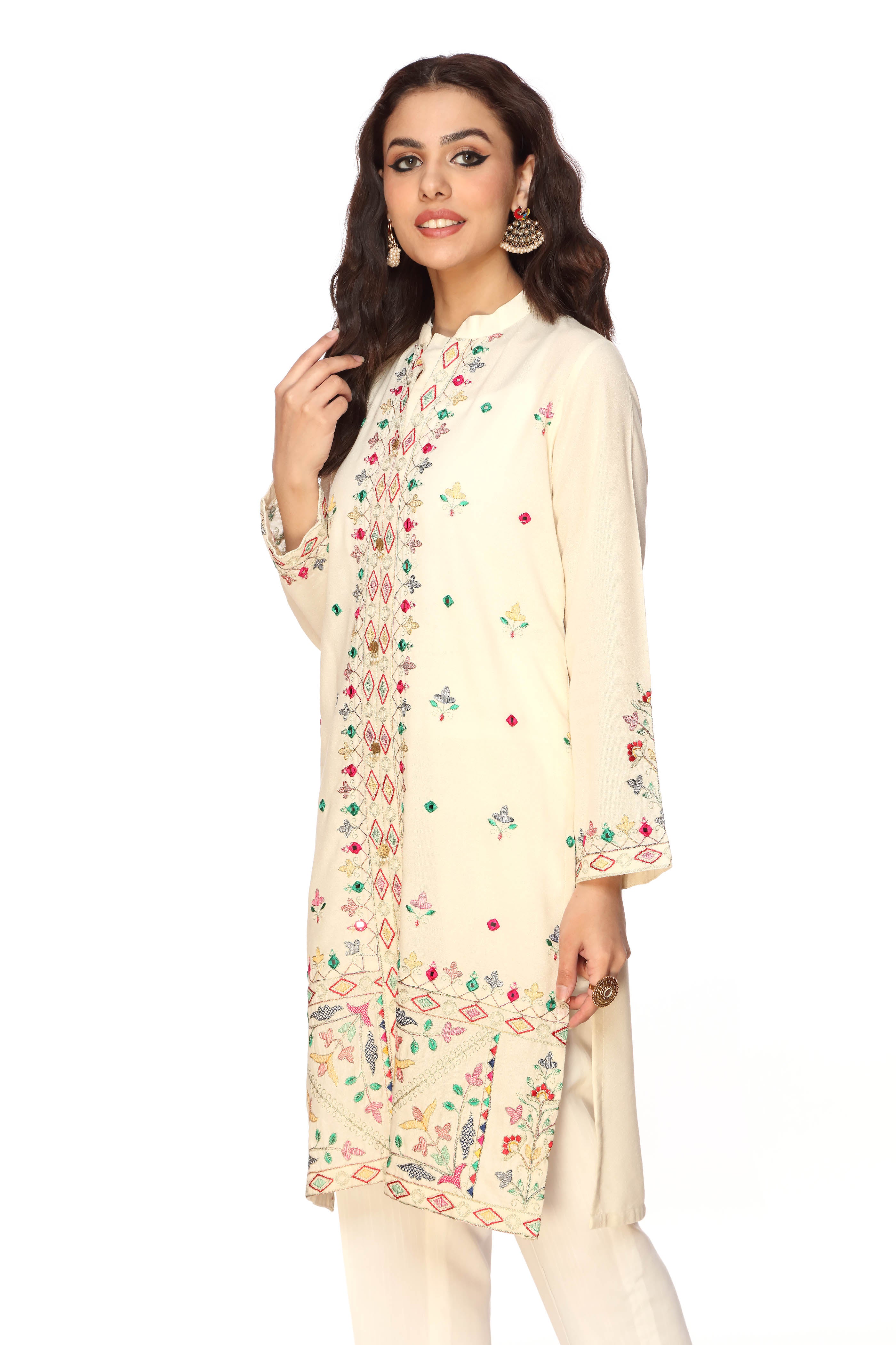 1 Piece Lawn Karandi Top (CR2956)