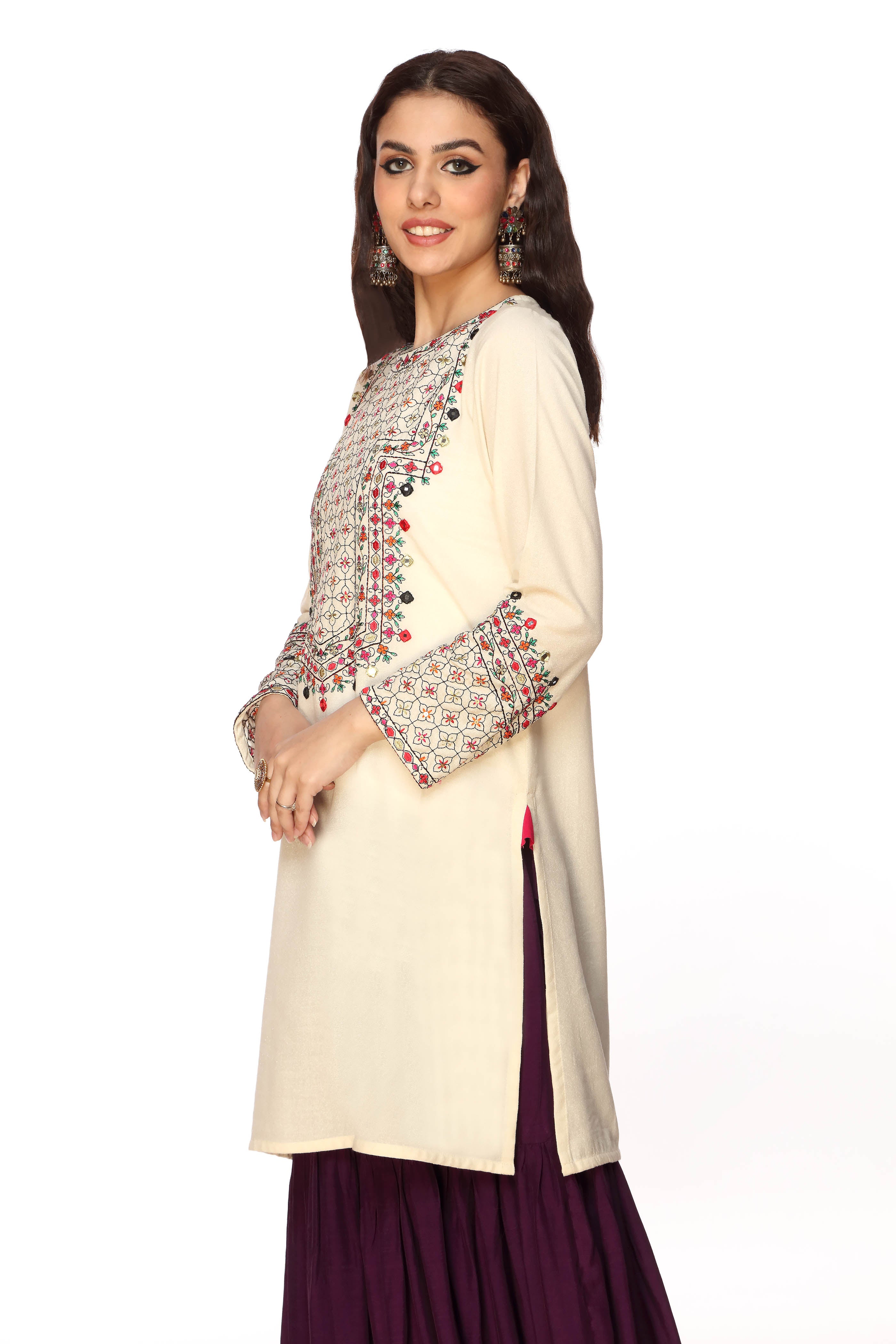 1 Piece Lawn Karandi Top (CR2946)