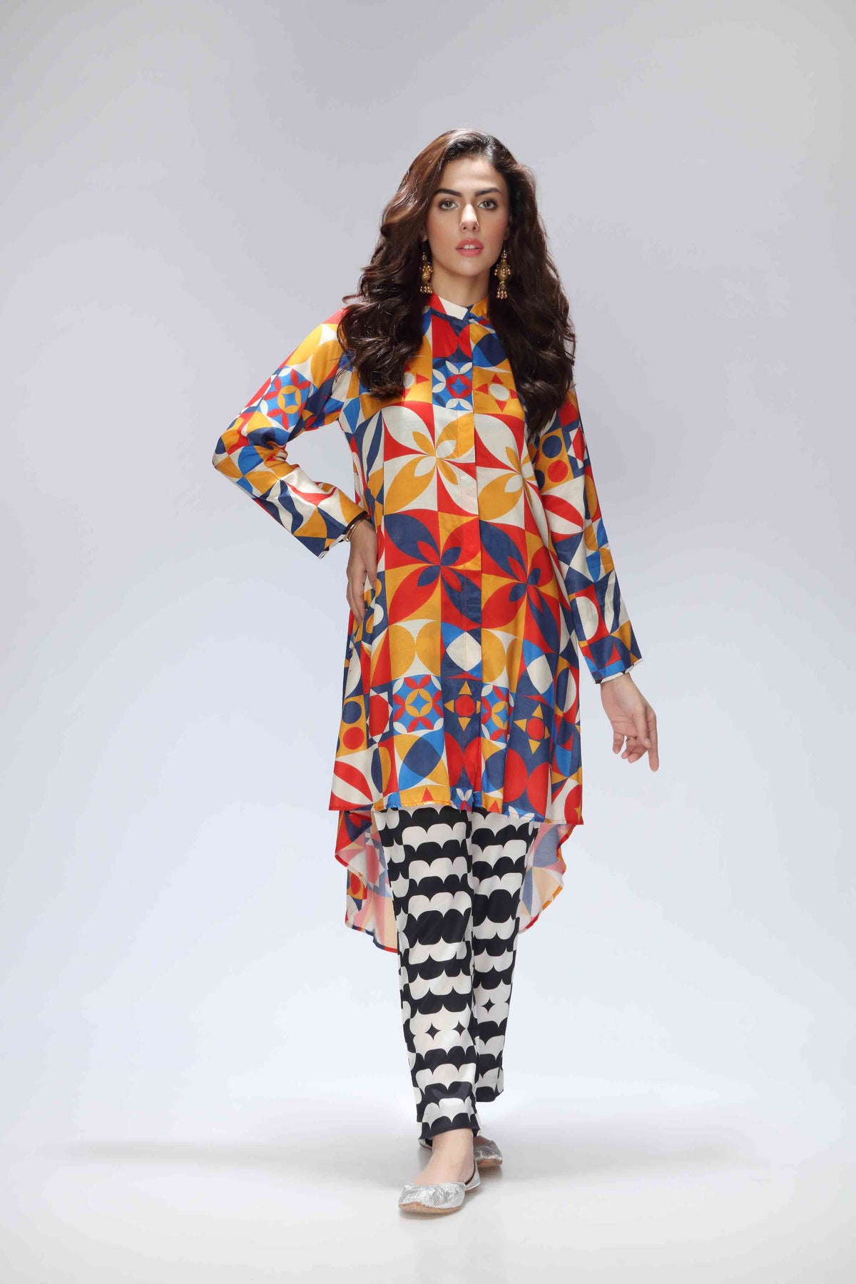 2 Piece Raw Silk Suit (CR3026)