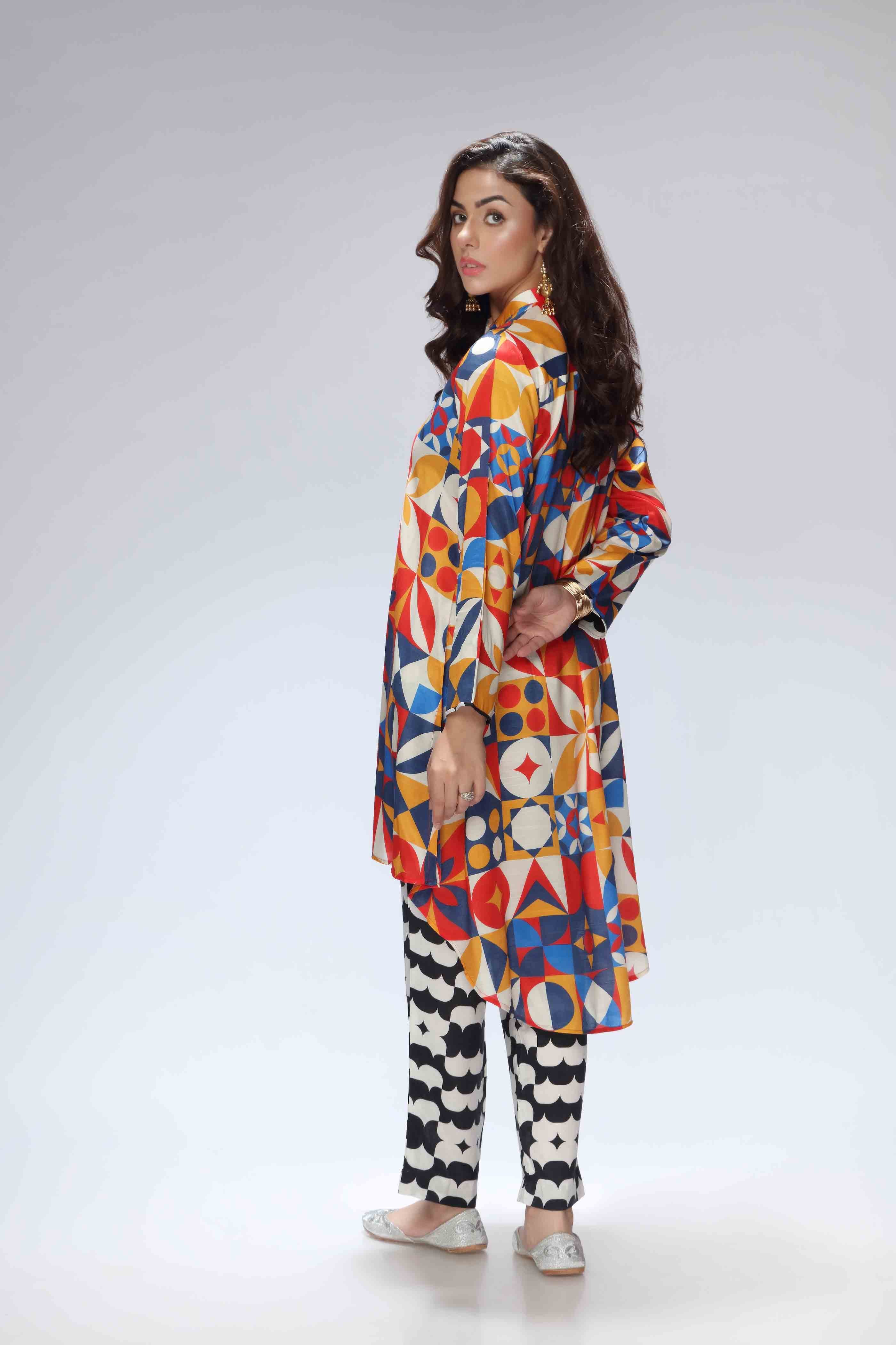 2 Piece Raw Silk Suit (CR3026)