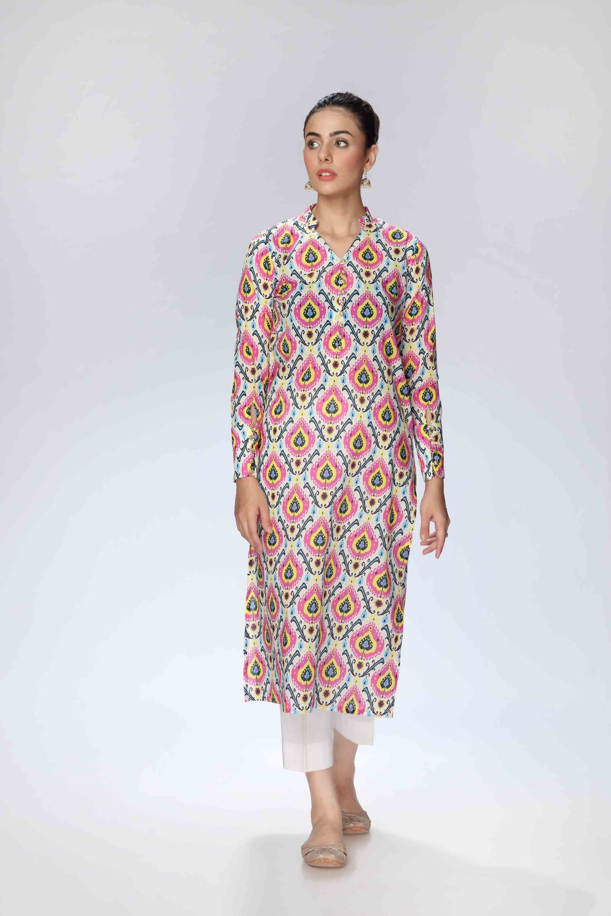 1 Piece Printed Lawn Frock (TR0837)