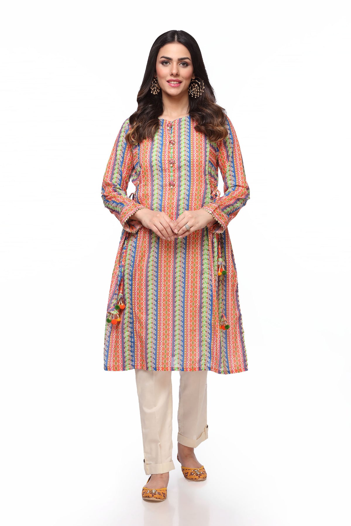 1 Piece Printed Lawn Top (TR0656)