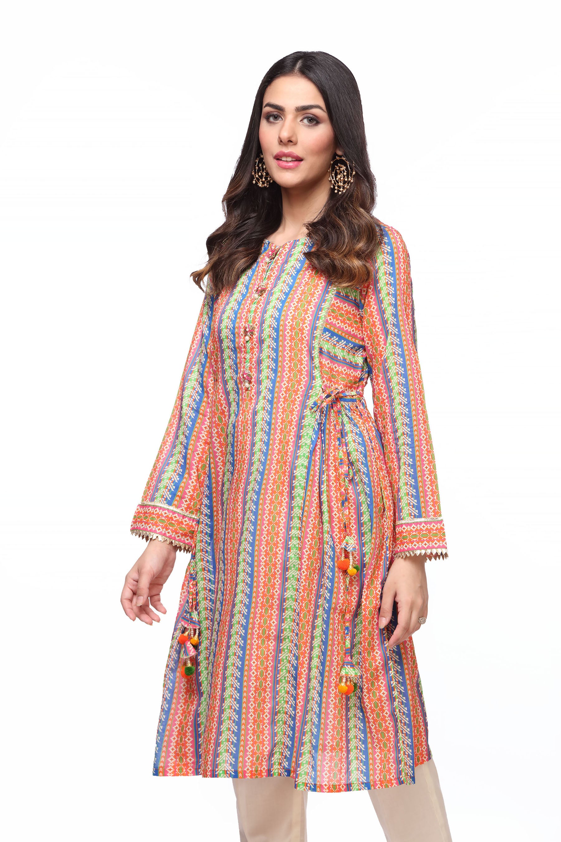 1 Piece Printed Lawn Top (TR0656)