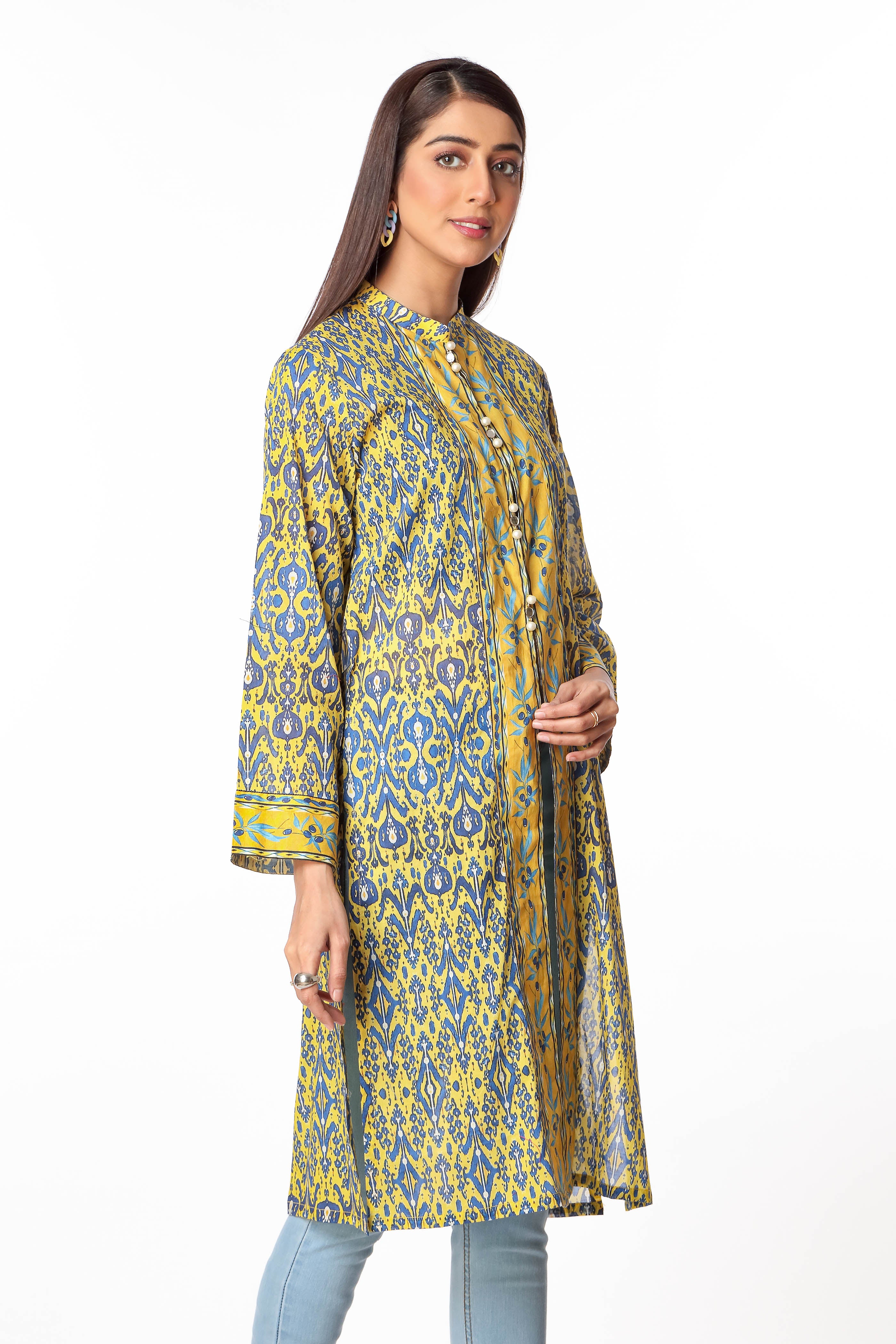 1 Piece Printed Lawn Shrug (TR0746)