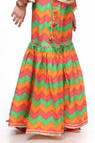 1 Piece Printed Cambric Gharara (CZ2320)