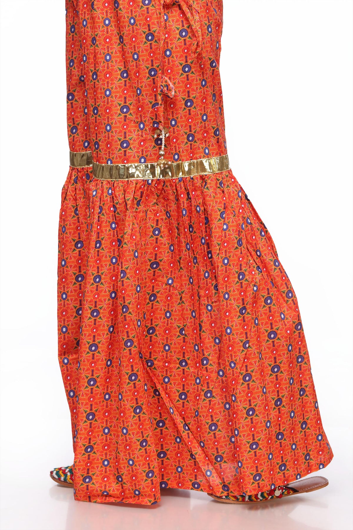 1 Piece Printed Cambric Gharara (CZ2310)