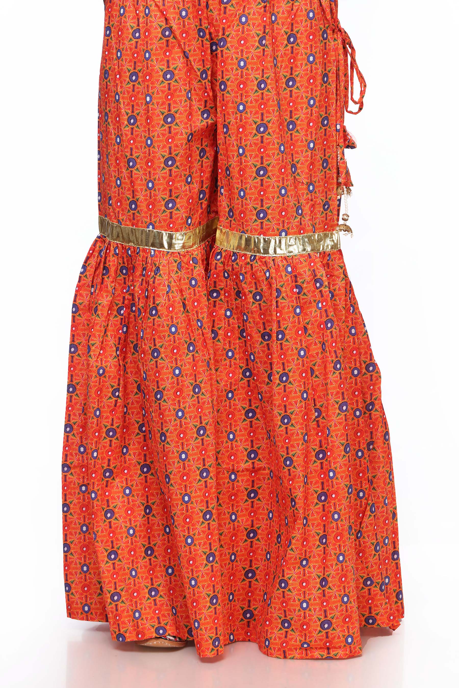 1 Piece Printed Cambric Gharara (CZ2310)
