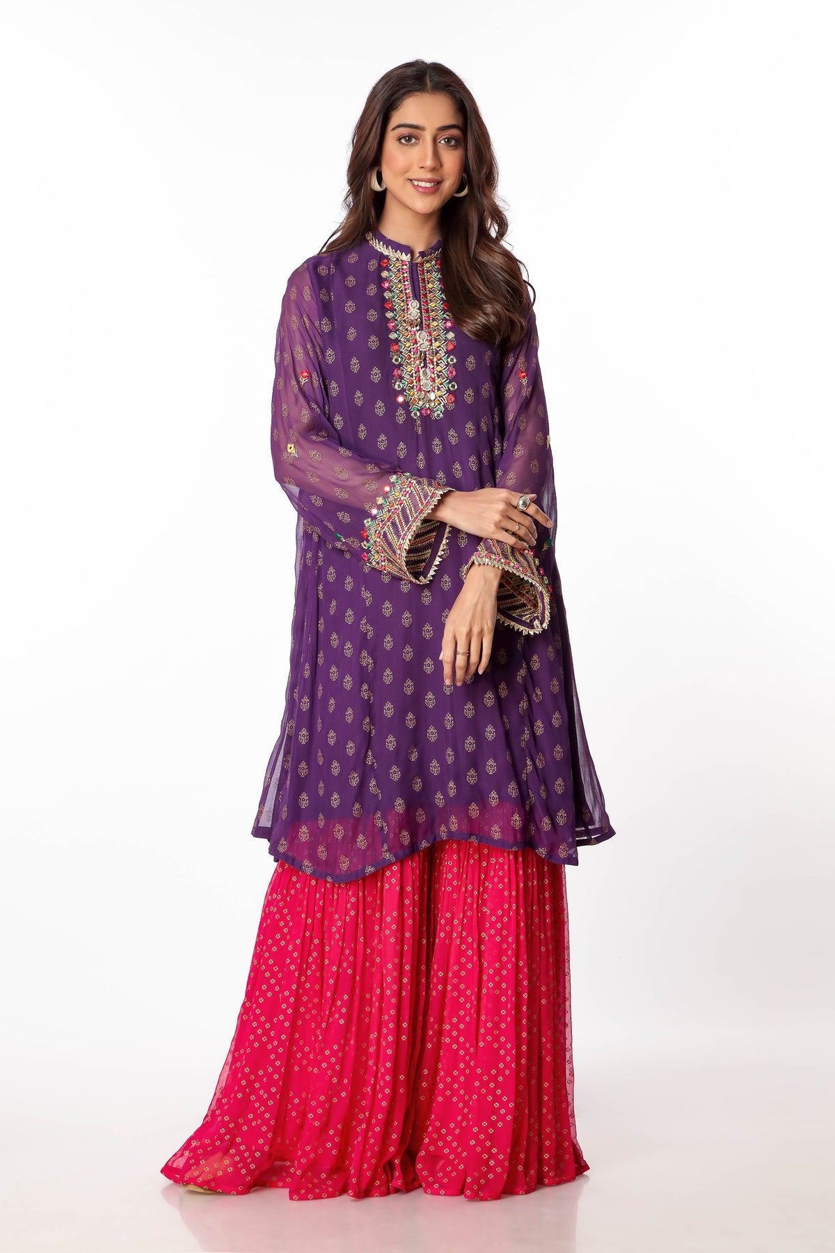 1 Piece Pak Chiffon Frock (FR0649)