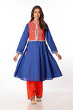 2 Piece Slub Khaddar Frock (CR2843)