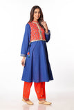 2 Piece Slub Khaddar Frock (CR2843)
