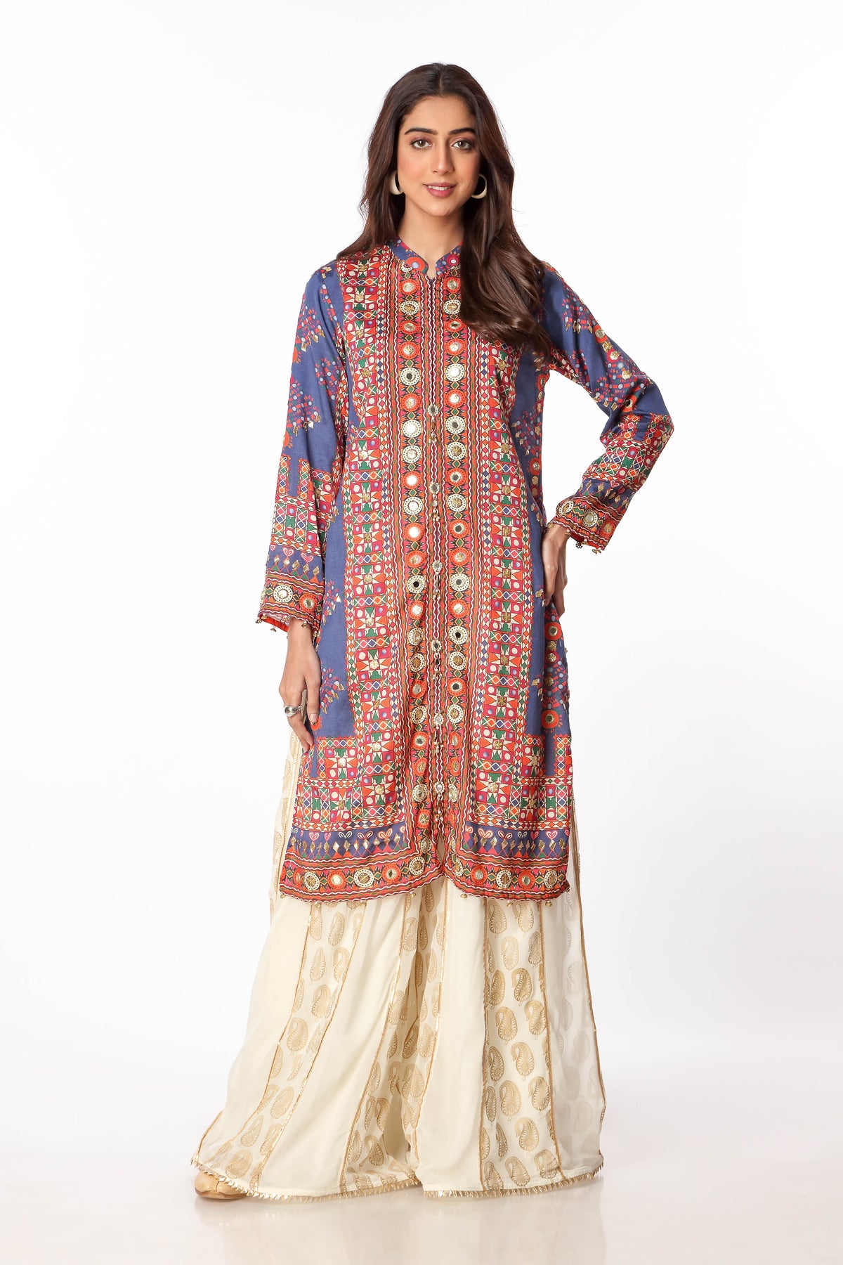 1 Piece Raw Silk Top (FR0659)