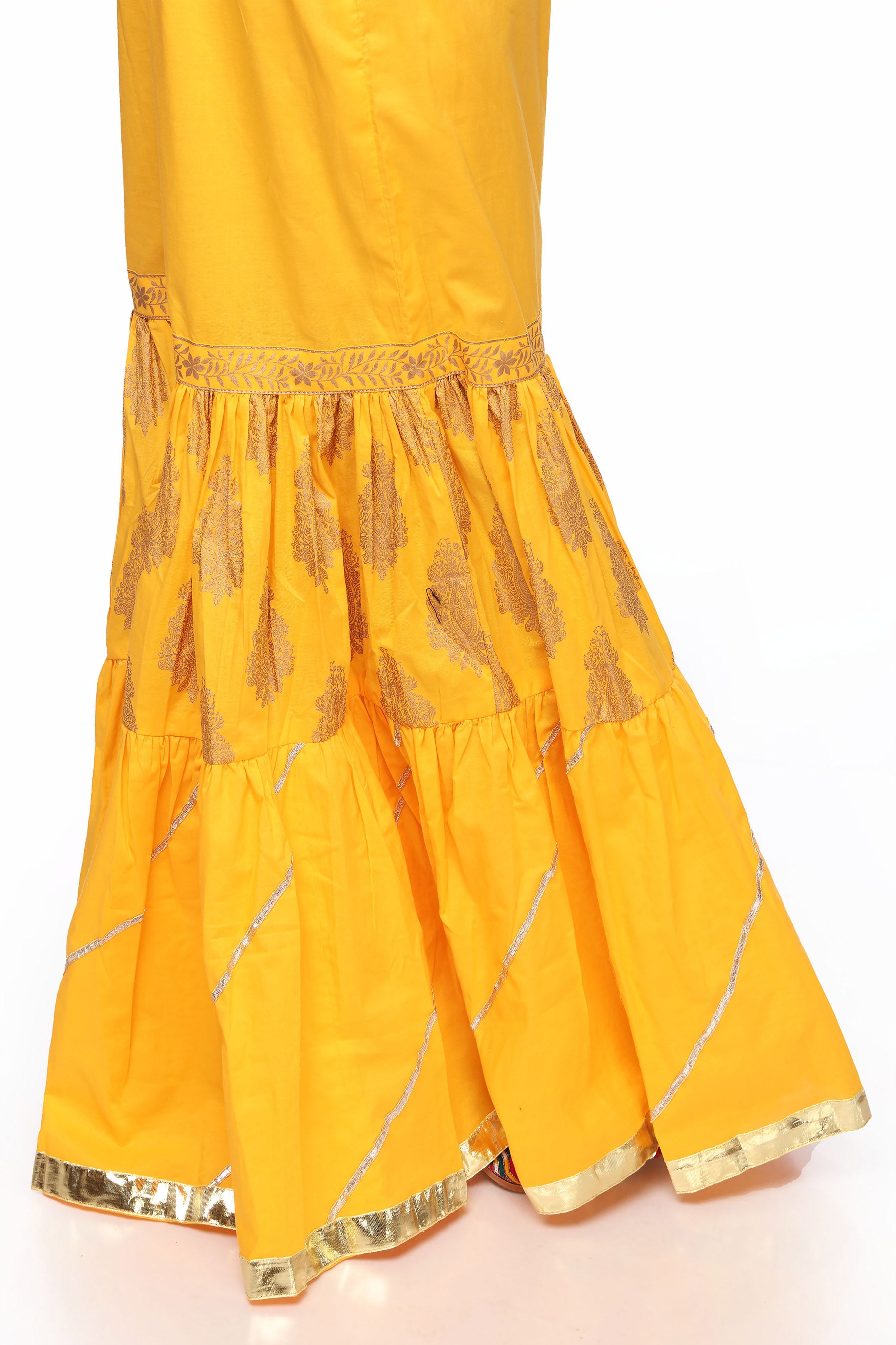 1 Piece Printed Cambric Sharara (CZ2316)