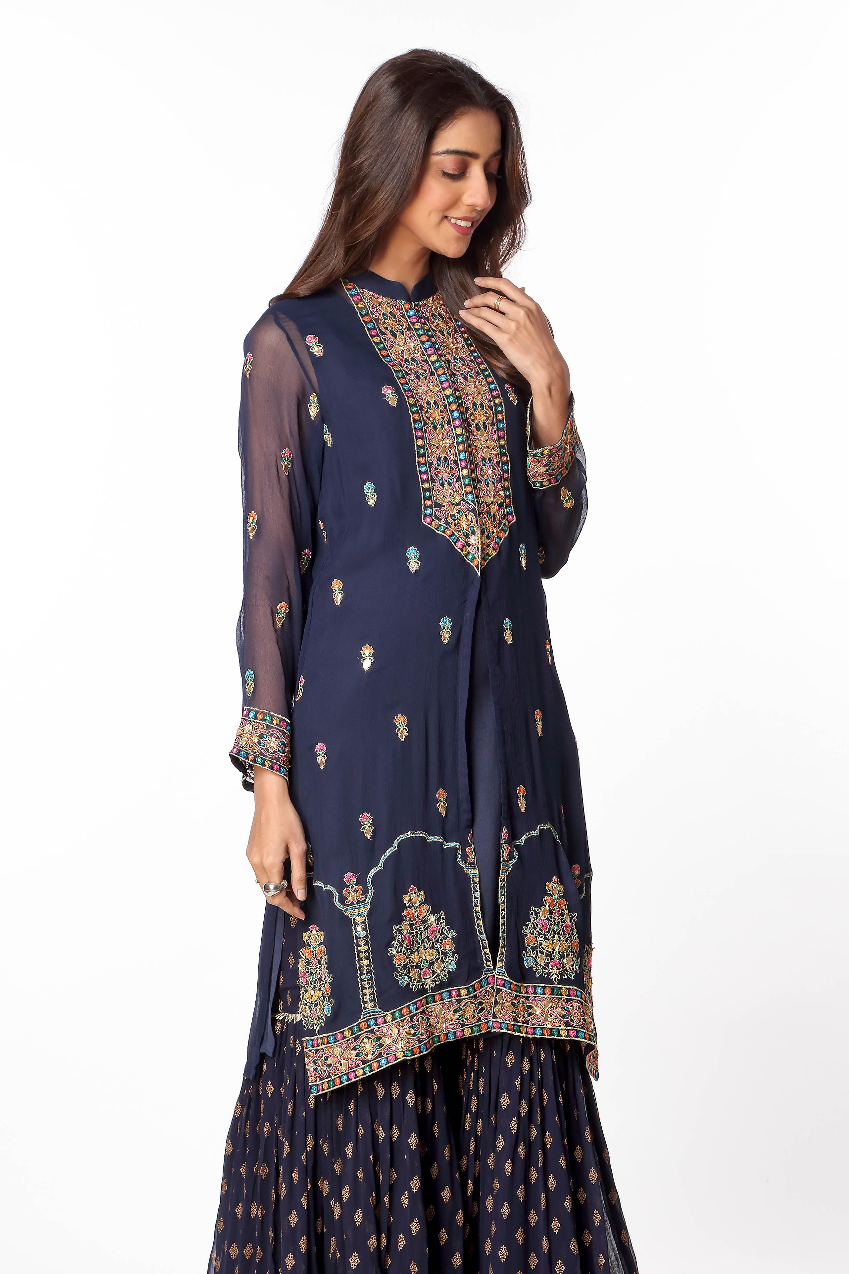 2 Piece Pak Chiffon Suit (FR0642)